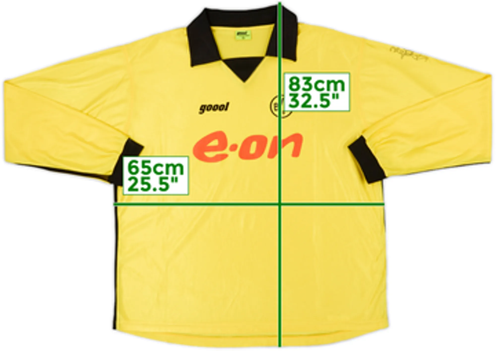 2003-04 Borussia Dortmund Euro Home L/S Shirt - 7/10 - (XXL)