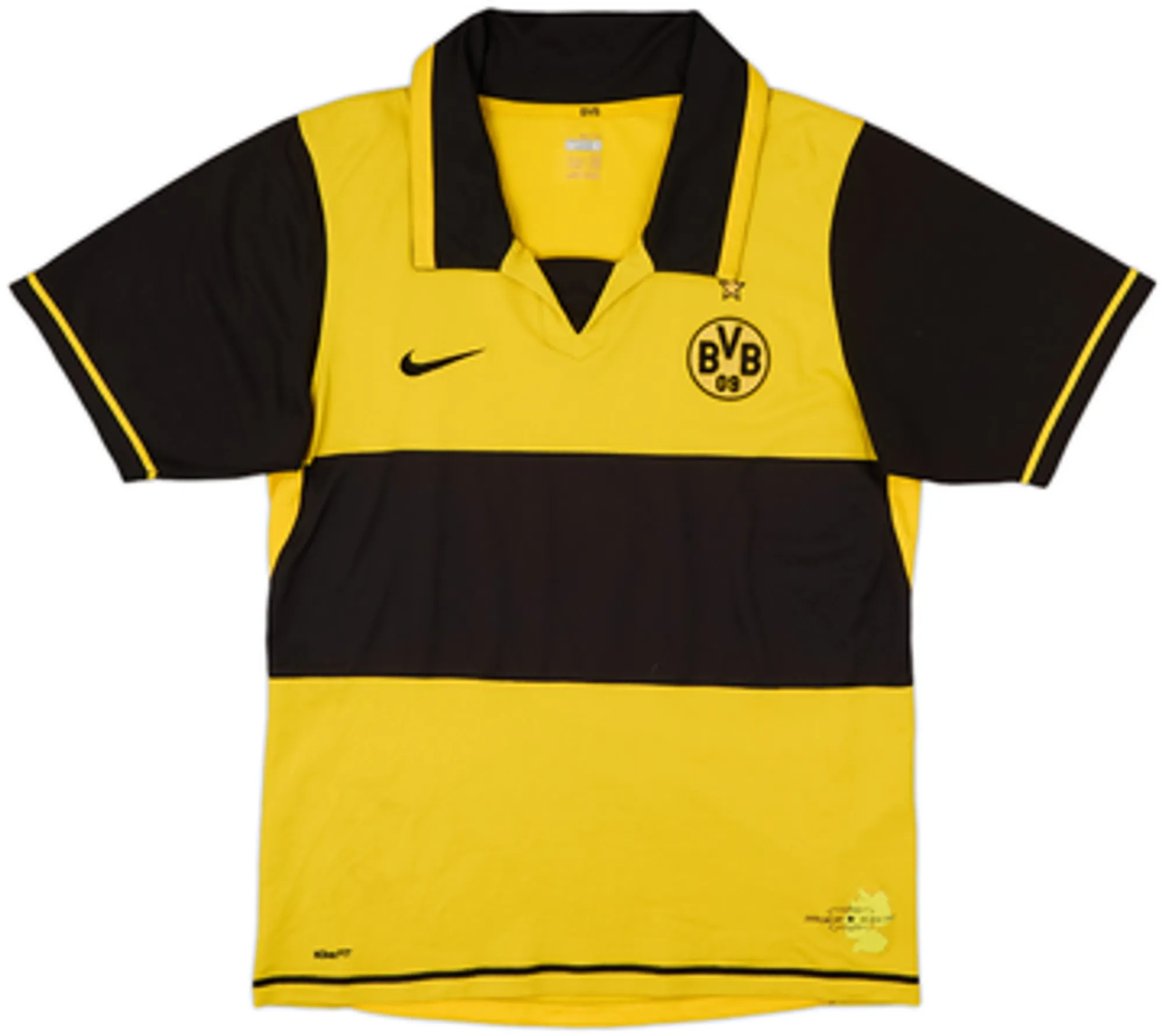 2007-08 Borussia Dortmund Home Shirt Valdez #9 - 6/10 - (L)