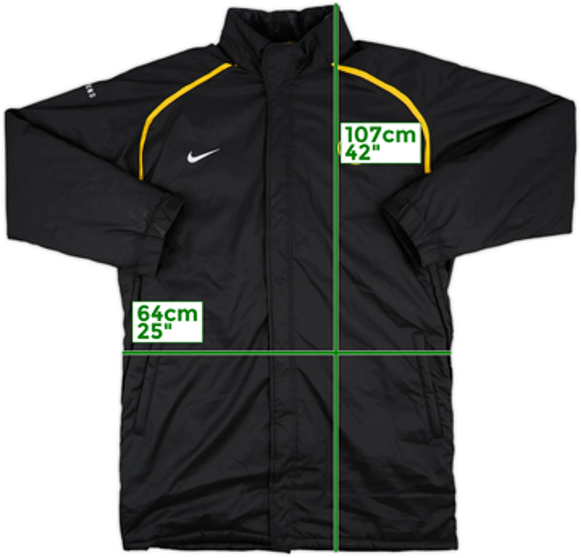 2007-08 Borussia Dortmund Nike Padded Bench Coat - 8/10 - (XL)