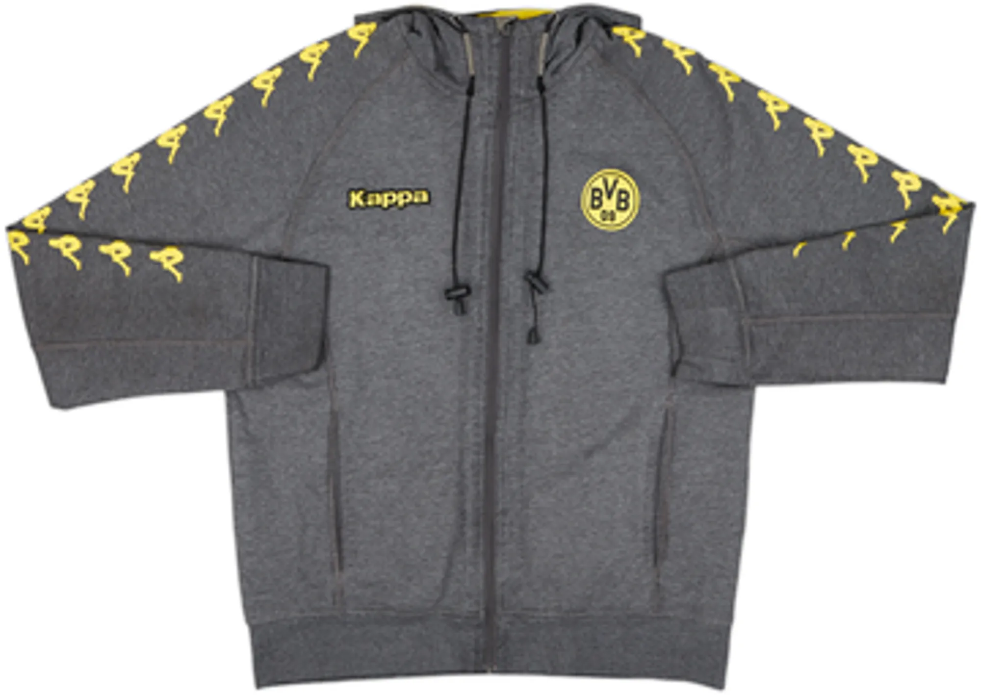 2010-11 Borussia Dortmund Kappa Hooded Top - 8/10 - (L)