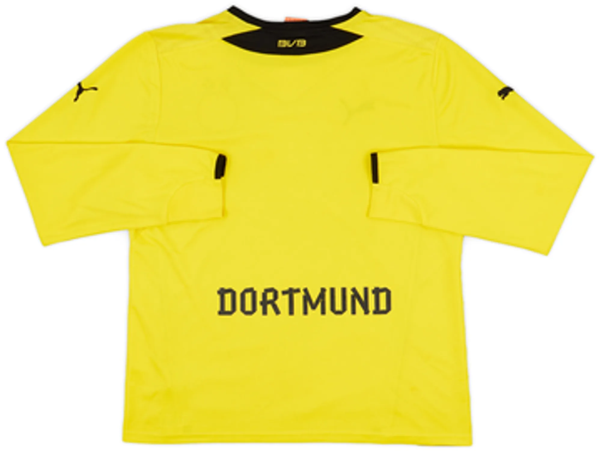 2013-14 Borussia Dortmund Home L/S Shirt - 7/10 - (L)
