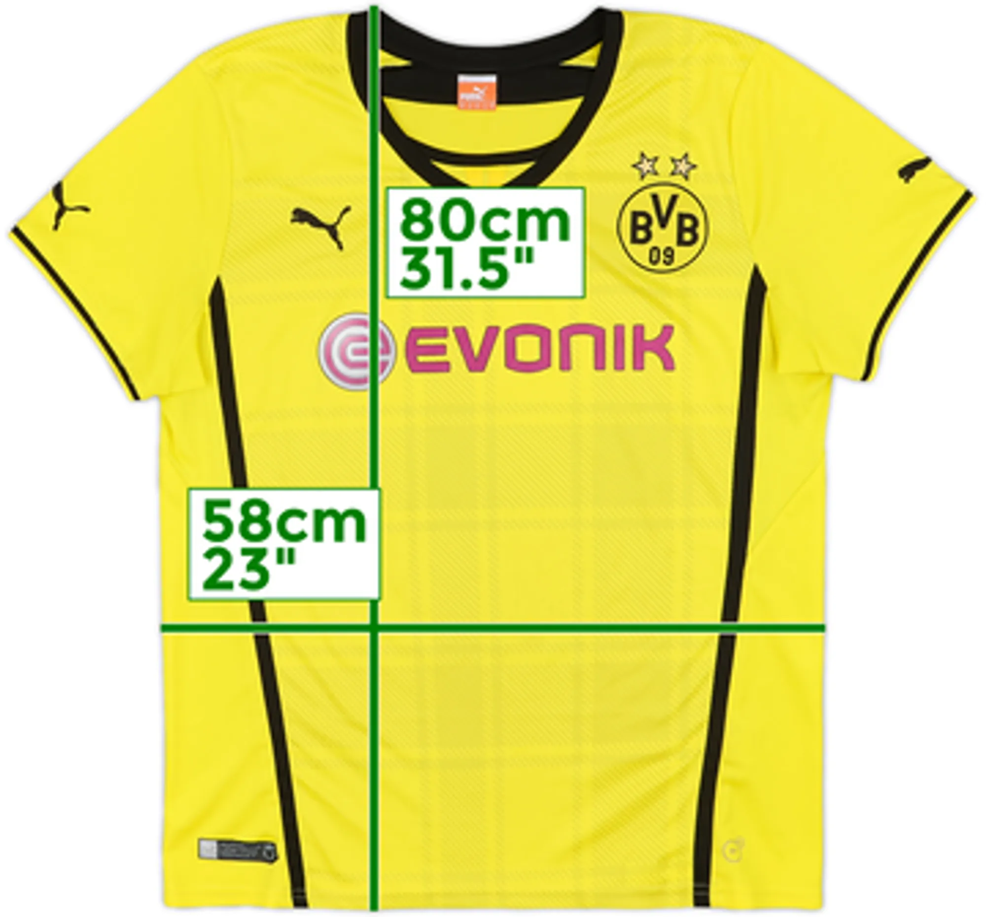 2013-14 Borussia Dortmund Home Shirt - 7/10 - (Women's L)