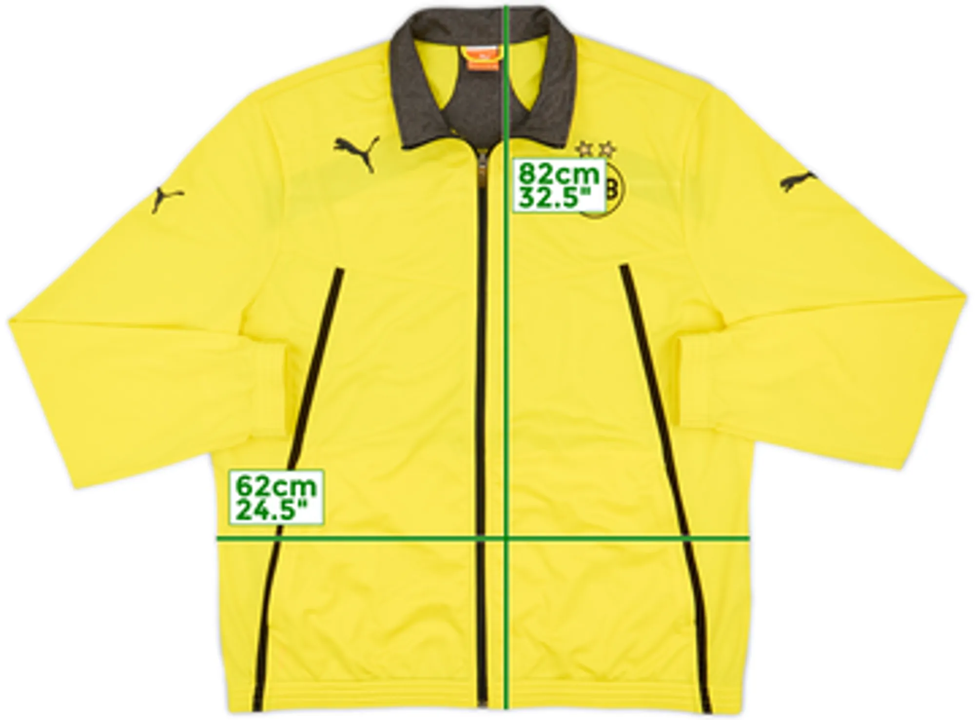 2013-14 Borussia Dortmund Puma Track Jacket - 7/10 - (M)