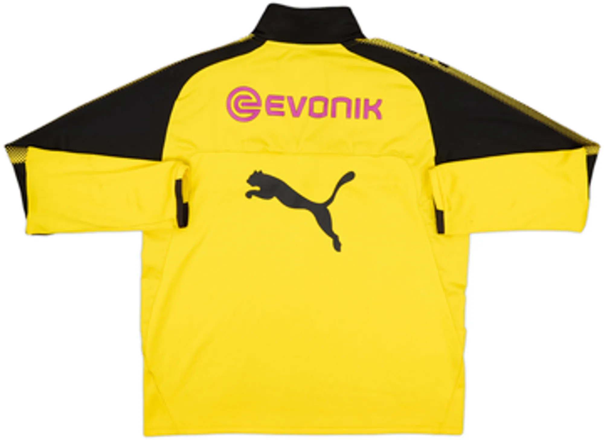 2015-16 Borussia Dortmund Puma 1/4 Zip Drill Top - 5/10 - (S)