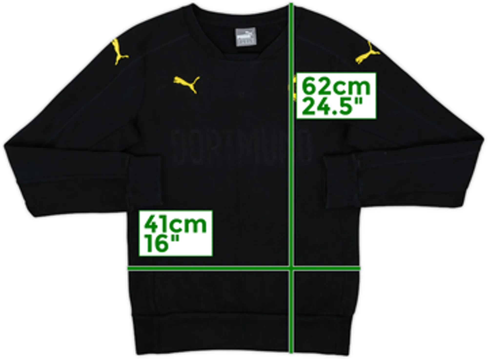 2015-16 Borussia Dortmund Puma Sweat Top - 8/10 - (Women's S)
