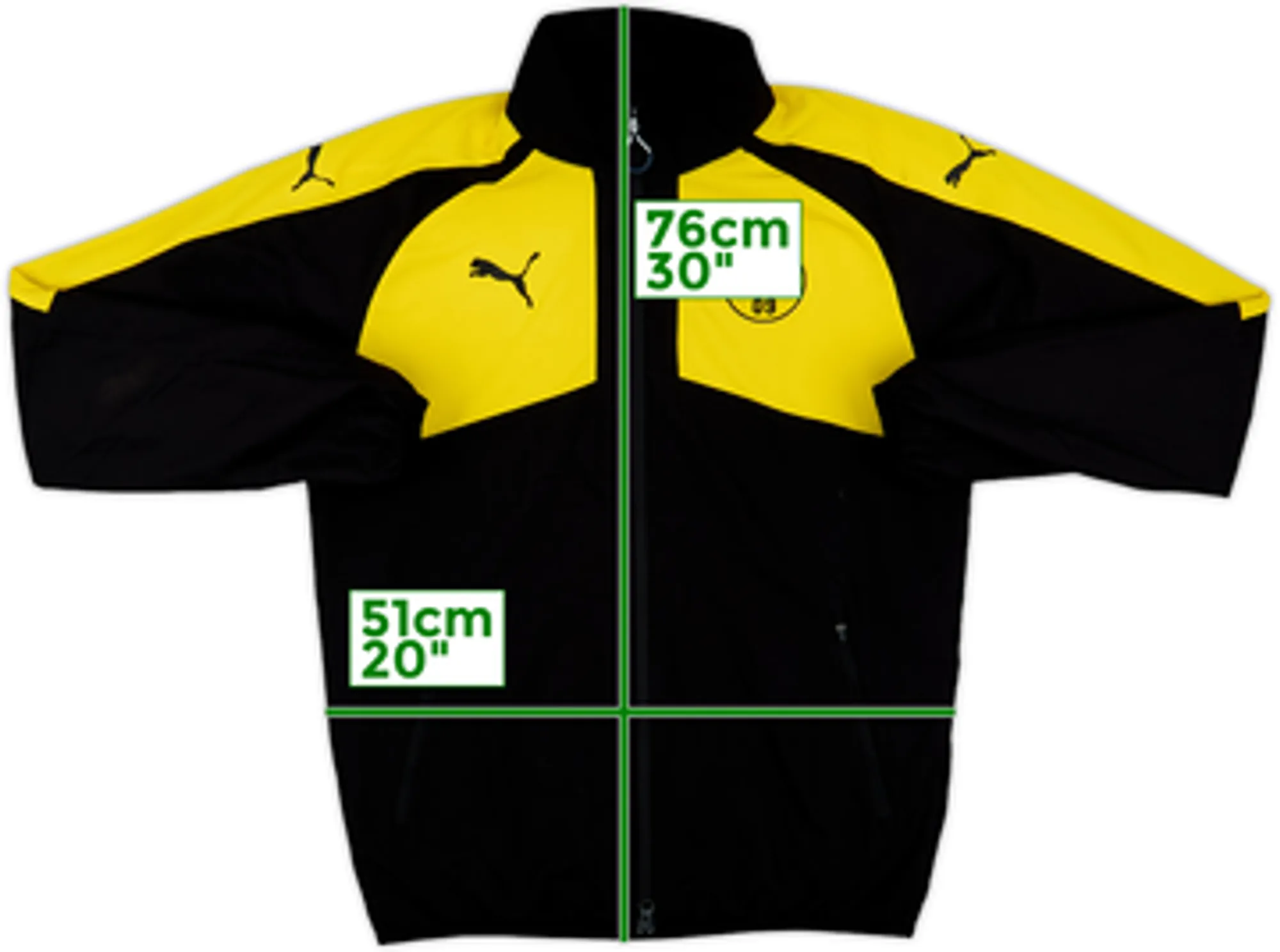 2015-16 Borussia Dortmund Puma Track Jacket - 8/10 - (L)