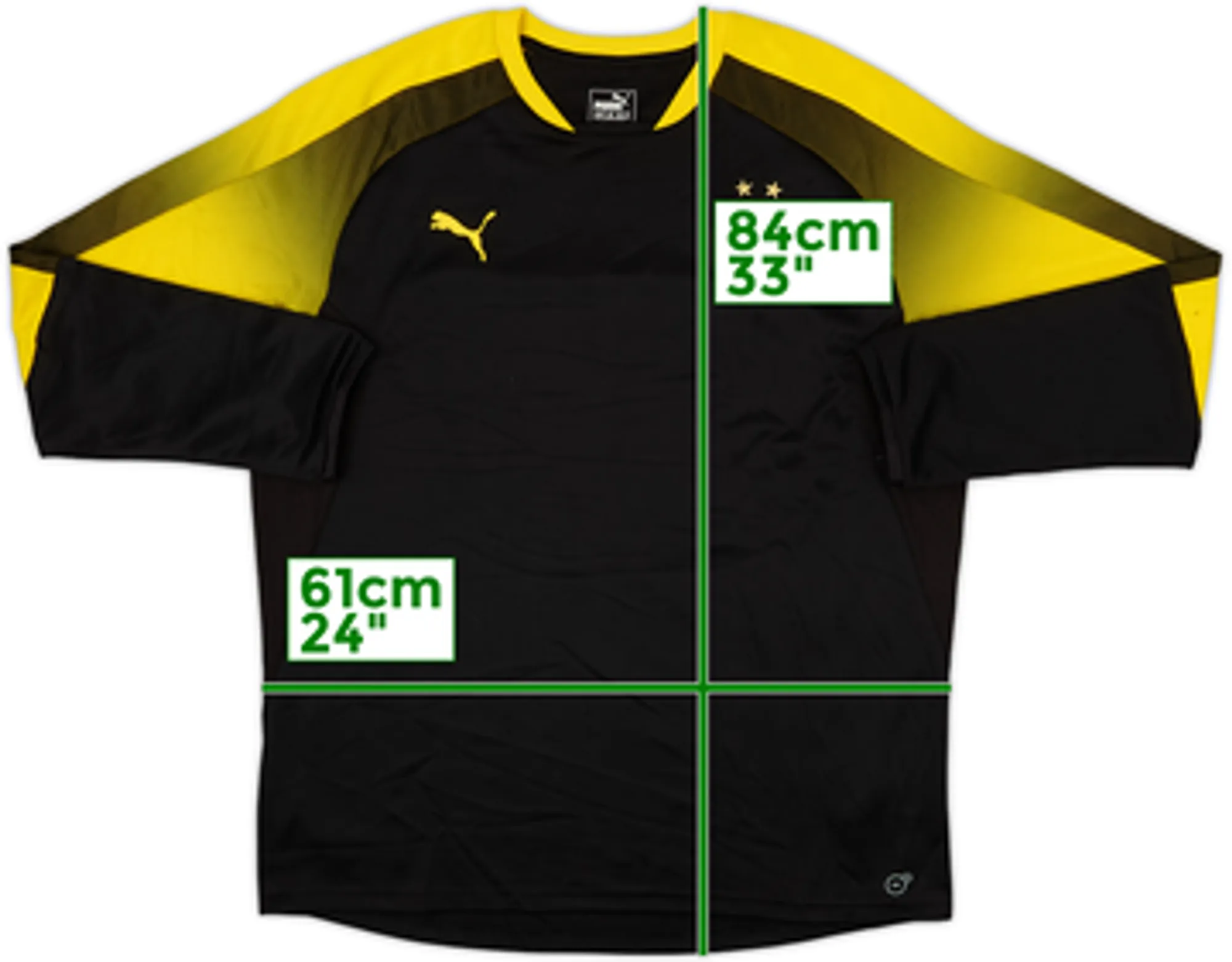 2016-17 Borussia Dortmund Puma Sweat Top - 8/10 - (M)