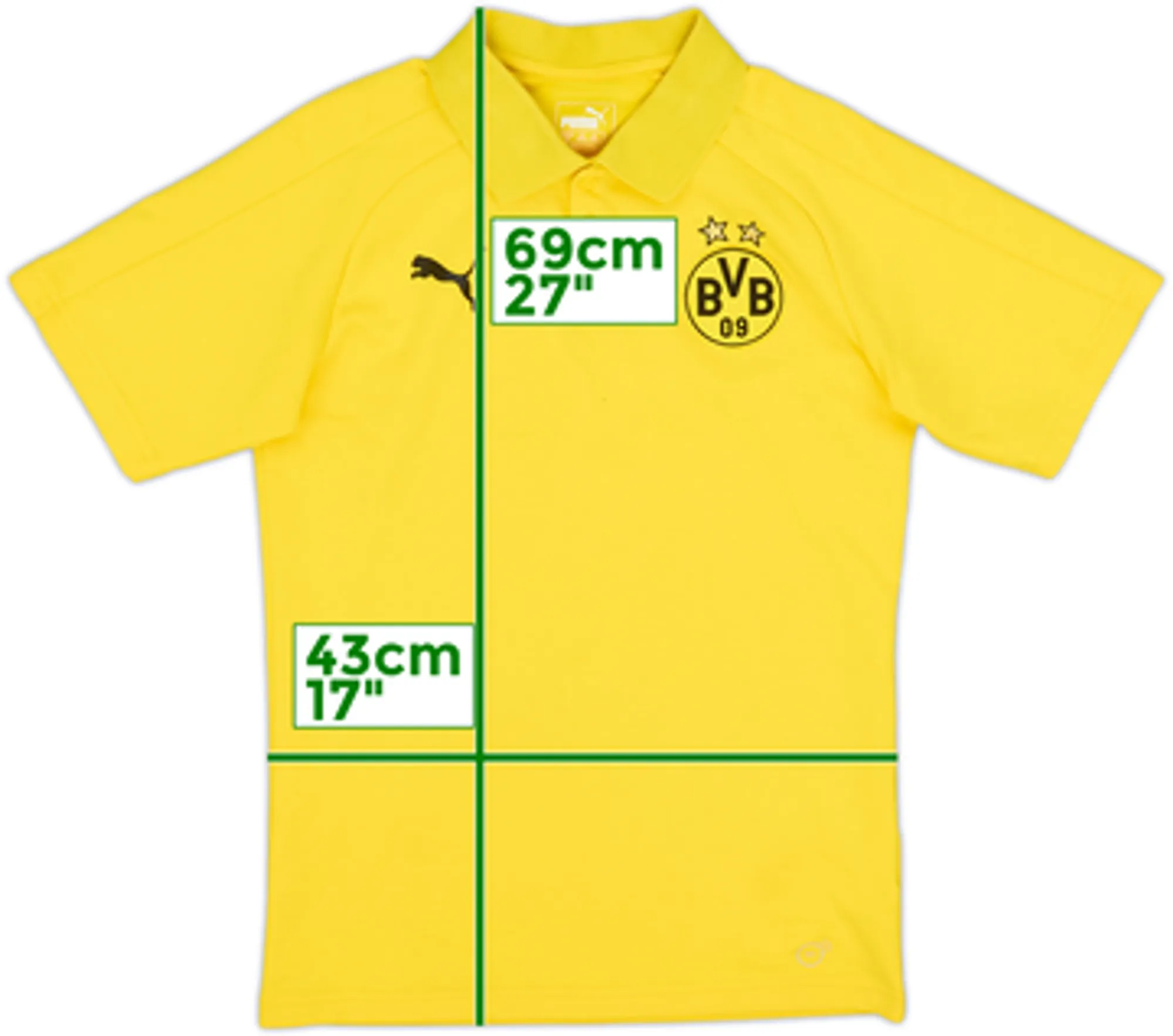 2018-19 Borussia Dortmund Puma Polo Shirt - 10/10 - (S)