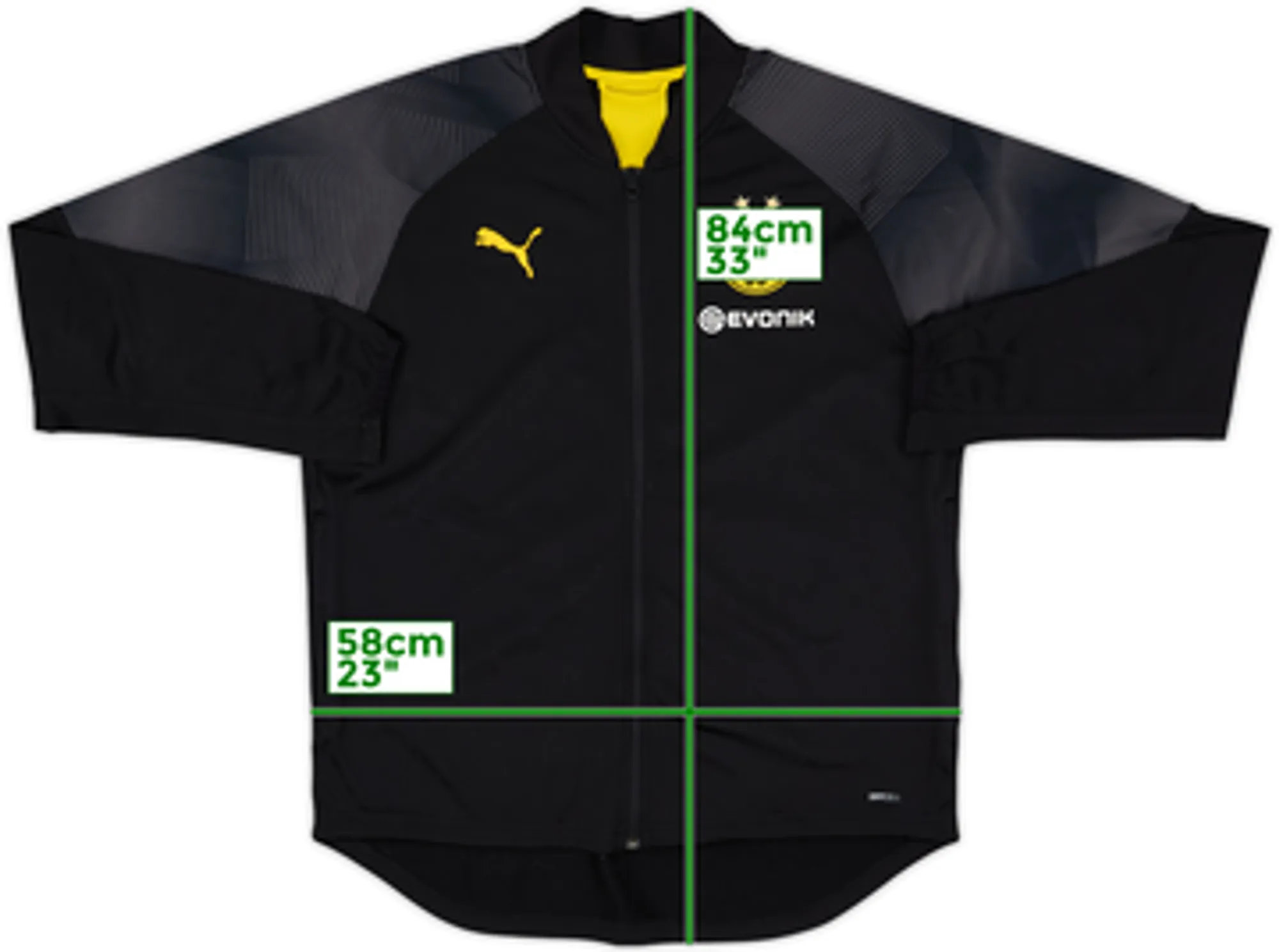 2018-19 Borussia Dortmund Puma Track Jacket - 7/10 - (L)