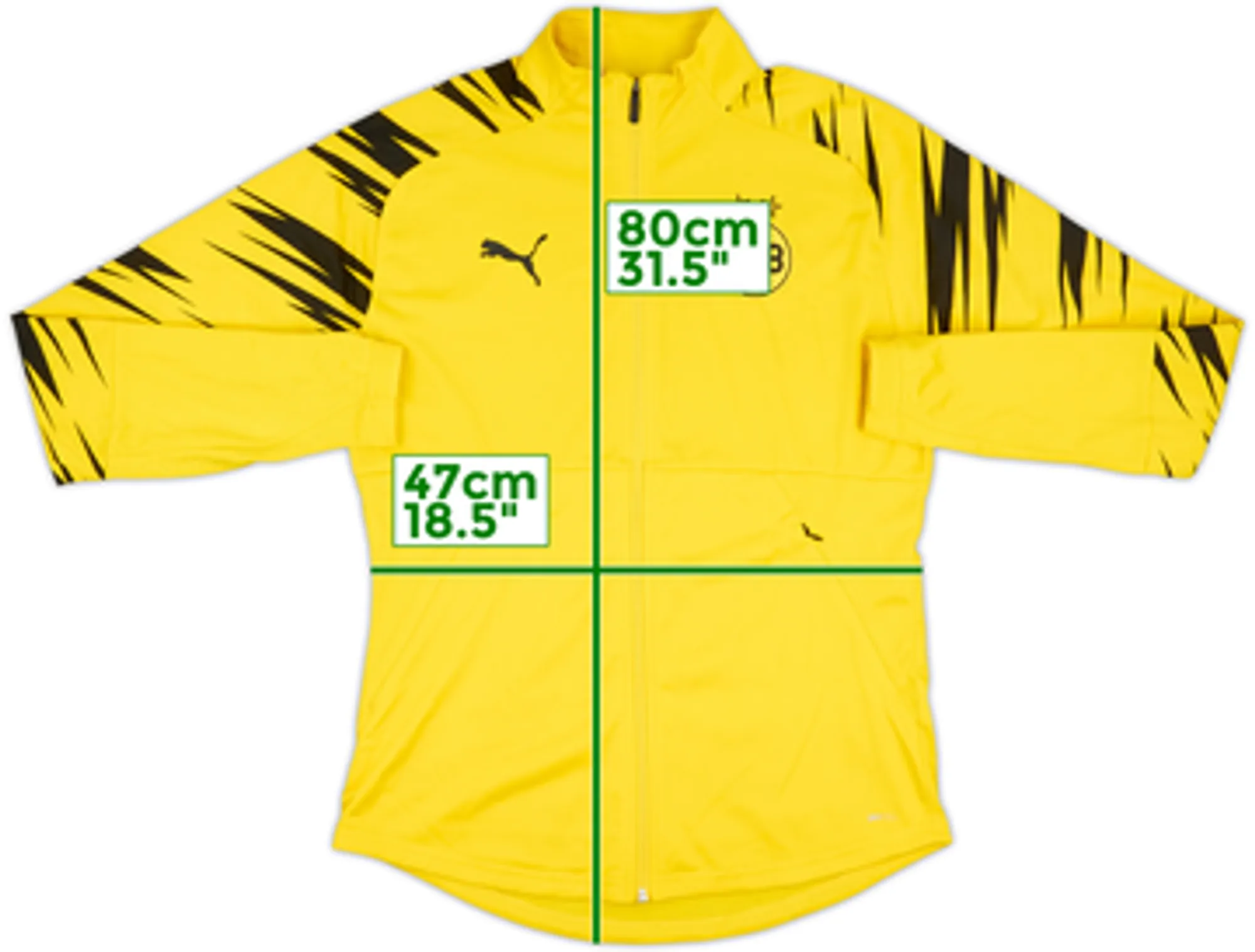 2020-21 Borussia Dortmund Puma Track Jacket - 8/10 - (Women's M)