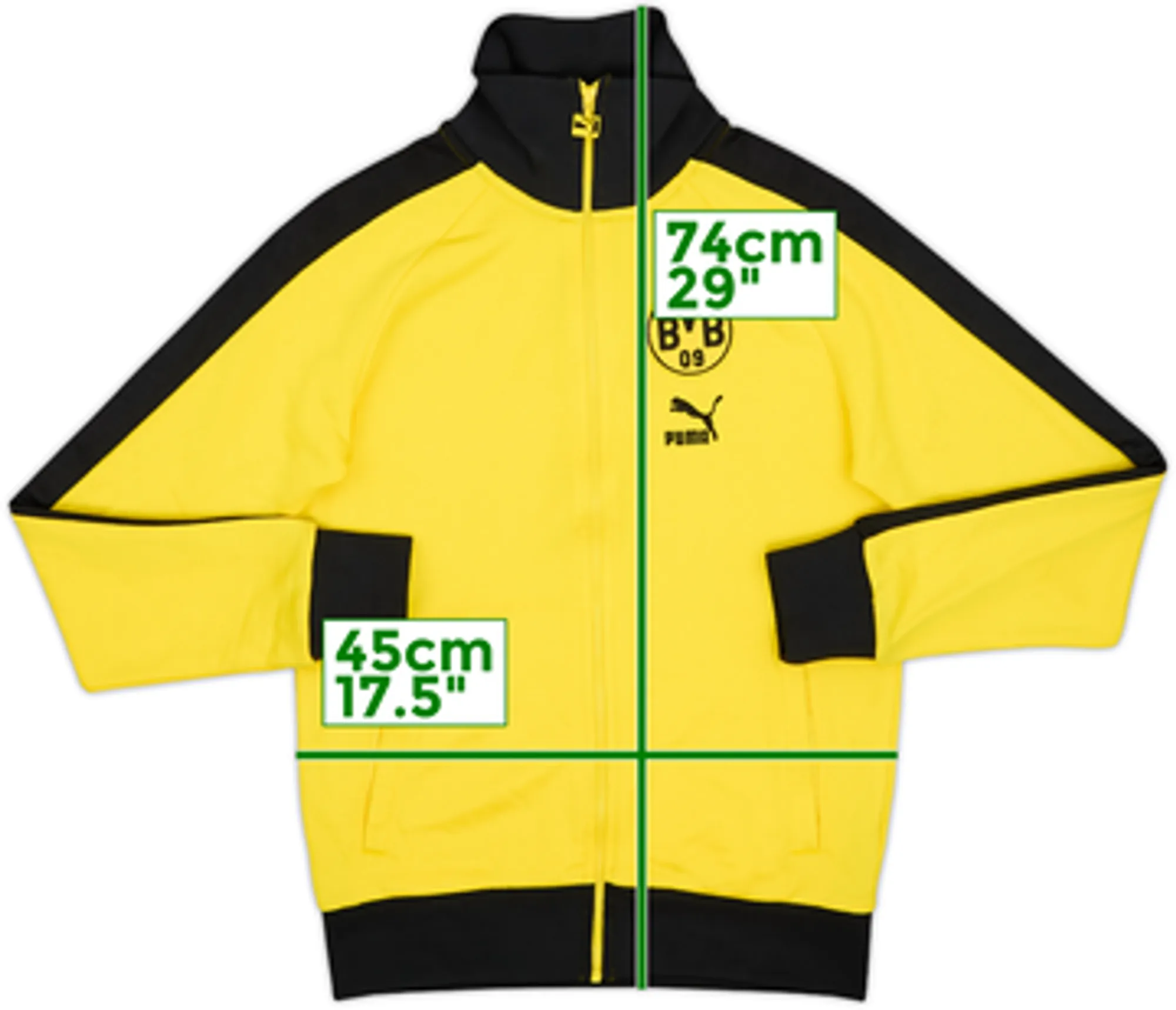 2022-23 Borussia Dortmund Puma Track Jacket - 10/10 - (XL)