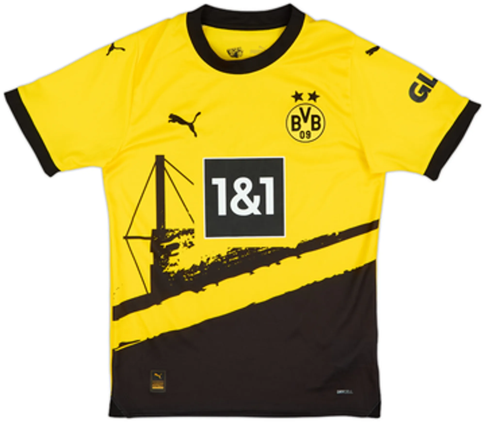 2023-24 Borussia Dortmund Home Shirt Brandt #19 - 10/10 - (S)