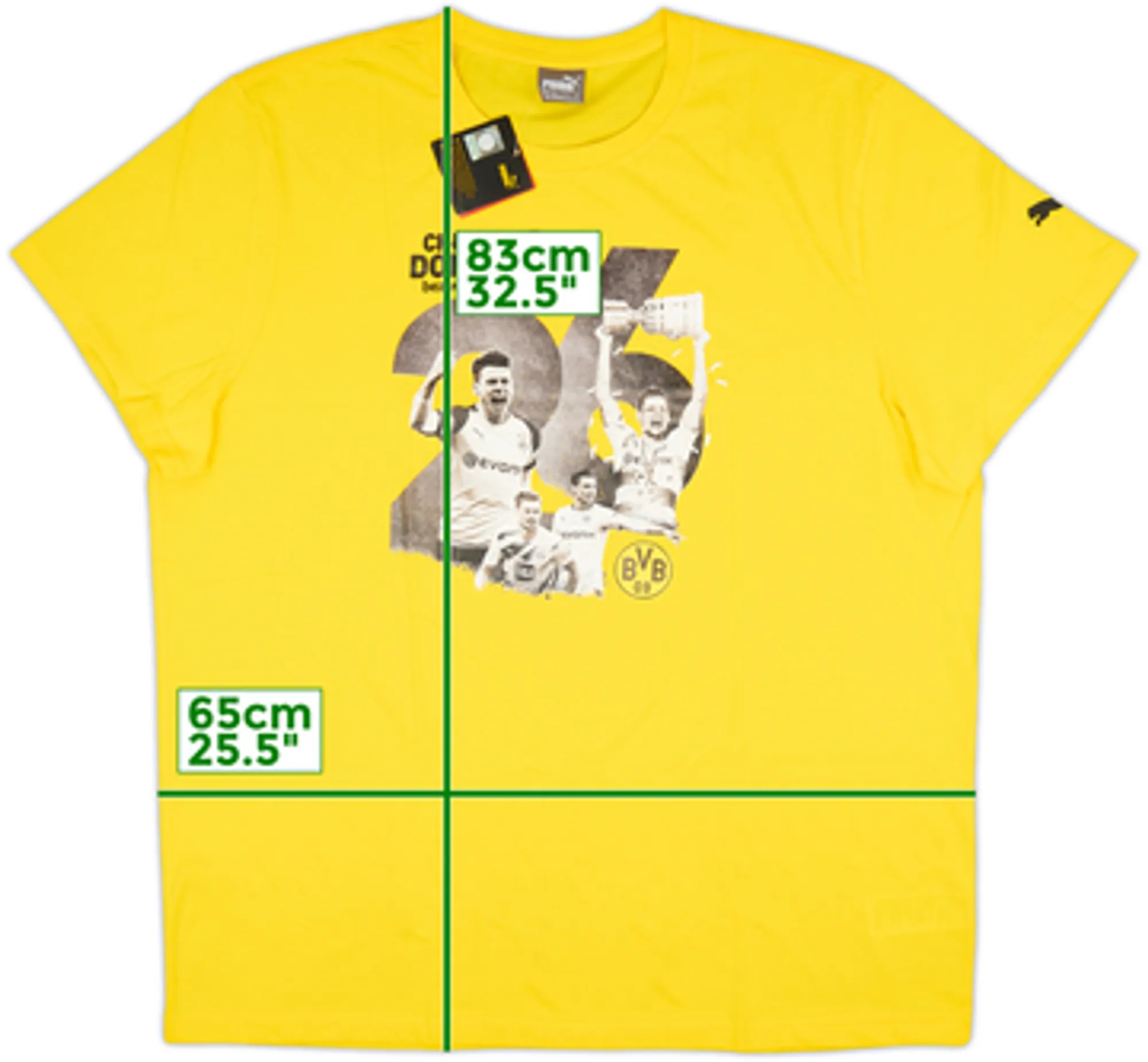 2024-25 Borussia Dortmund Puma Piszczek Graphic Tee (3XL)