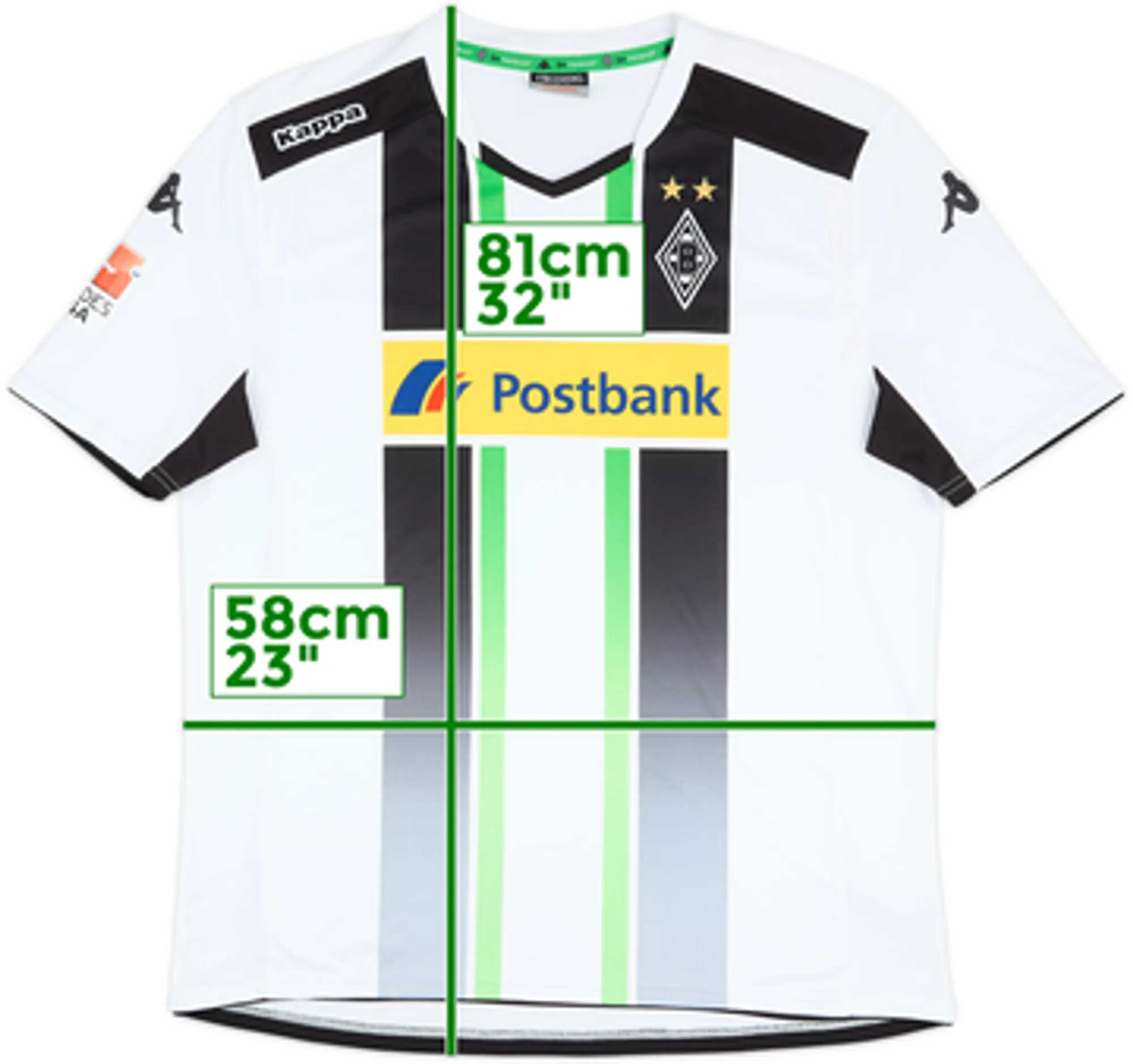 2014-15 Borussia Monchengladbach Home Shirt - 7/10 - (M)