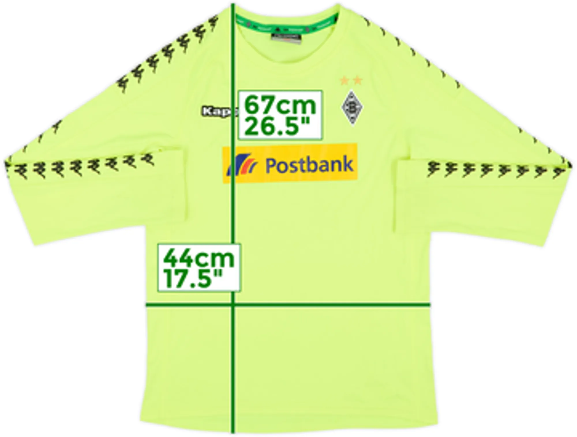 2017-18 Borussia Monchengladbach GK Shirt - 7/10 - (XL.Boys)