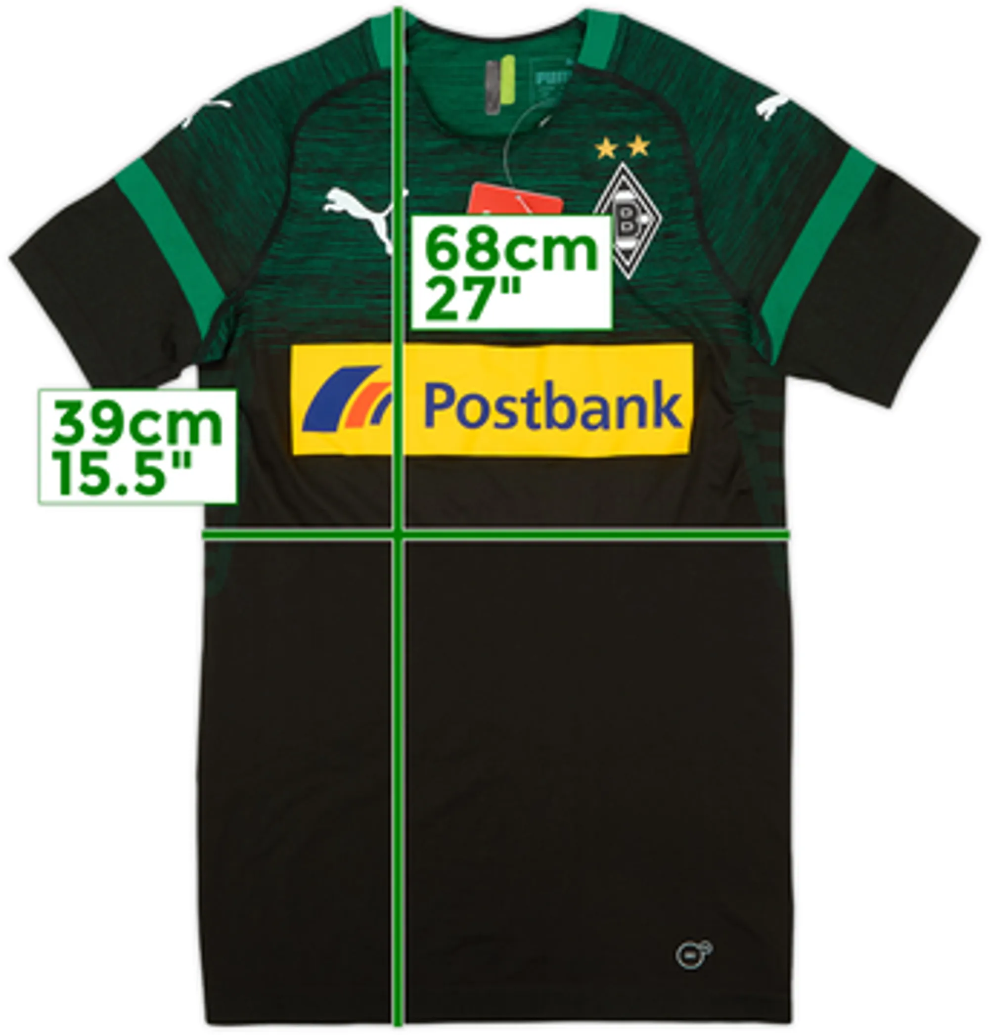 2018-19 Borussia Monchengladbach EvoKnit Player Issue Away Shirt (S)
