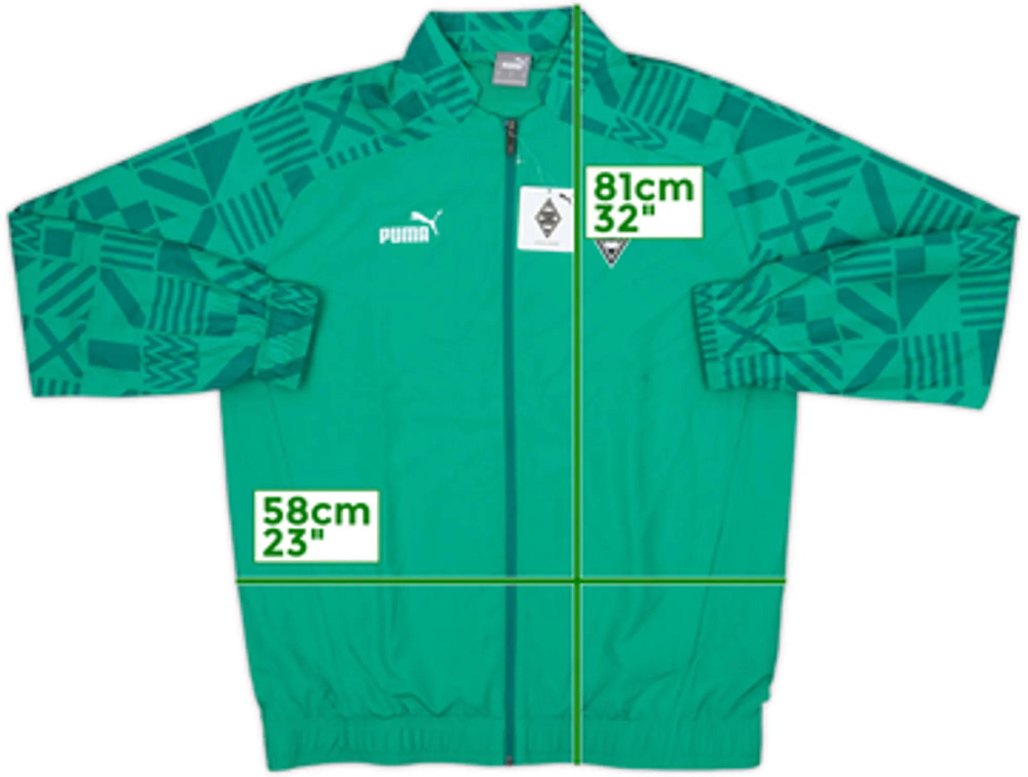 2022-23 Borussia Monchengladbach Puma Track Jacket (L)