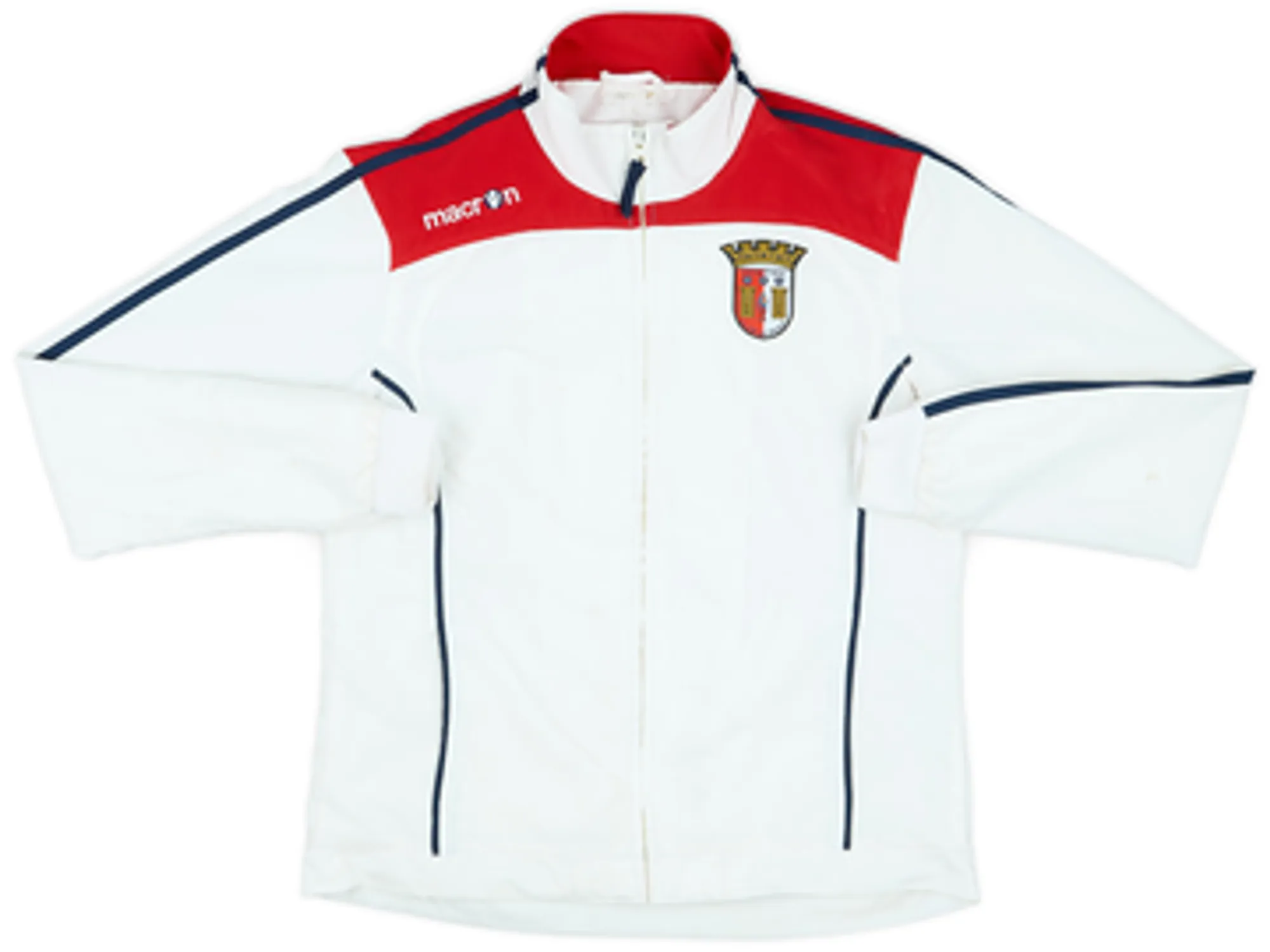 2010-11 Braga Macron Track Jacket - 7/10 - (XS)