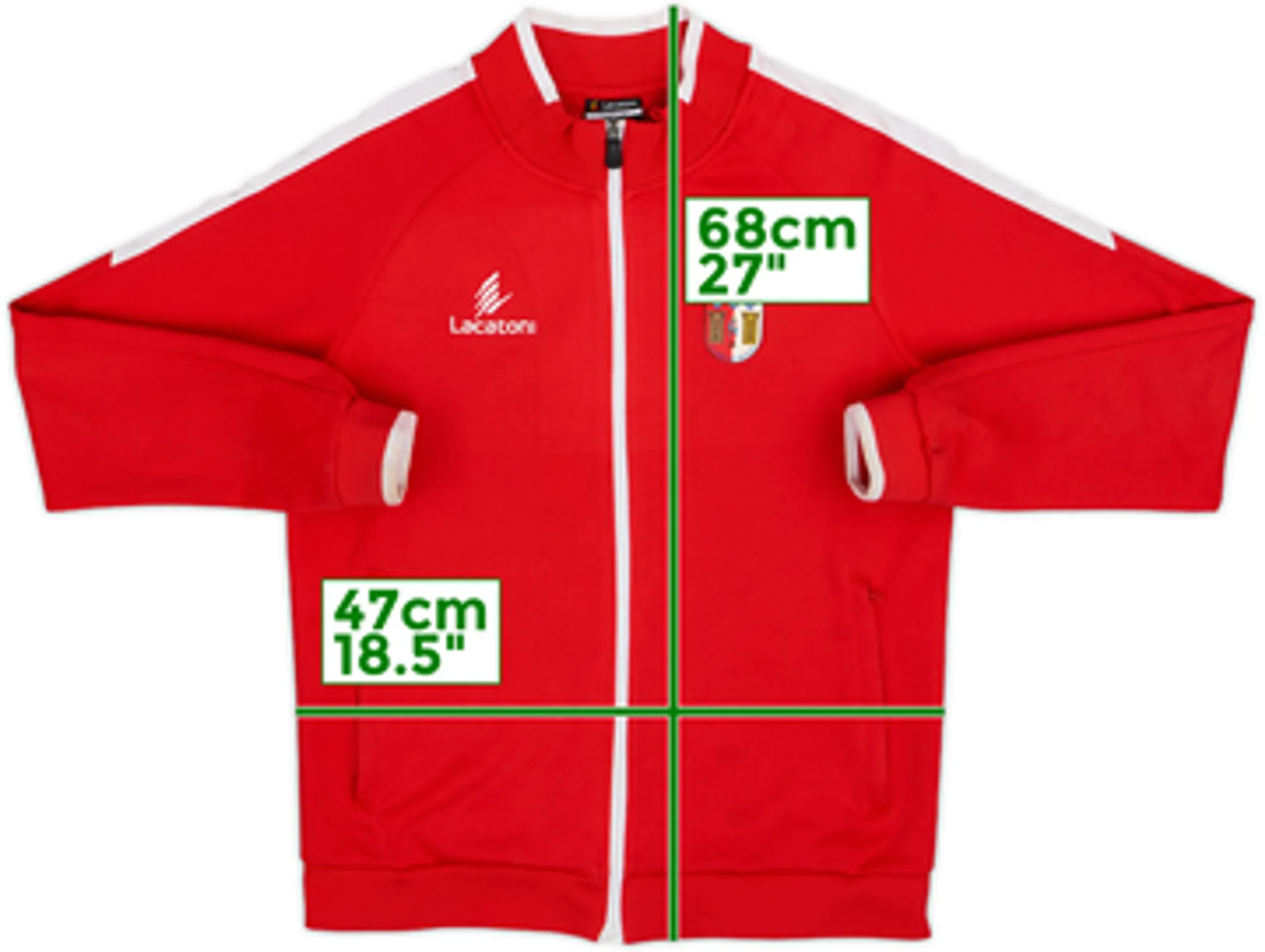 2016-17 Braga Lacatoni Track Jacket - 8/10 - (S)