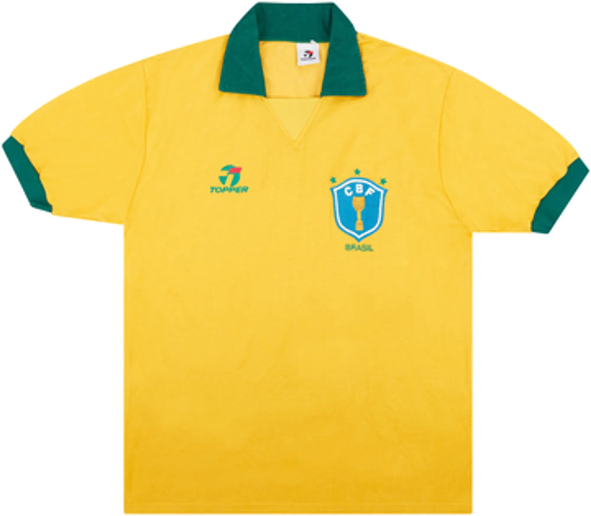 1990 Brazil Home Shirt - 8/10 - S
