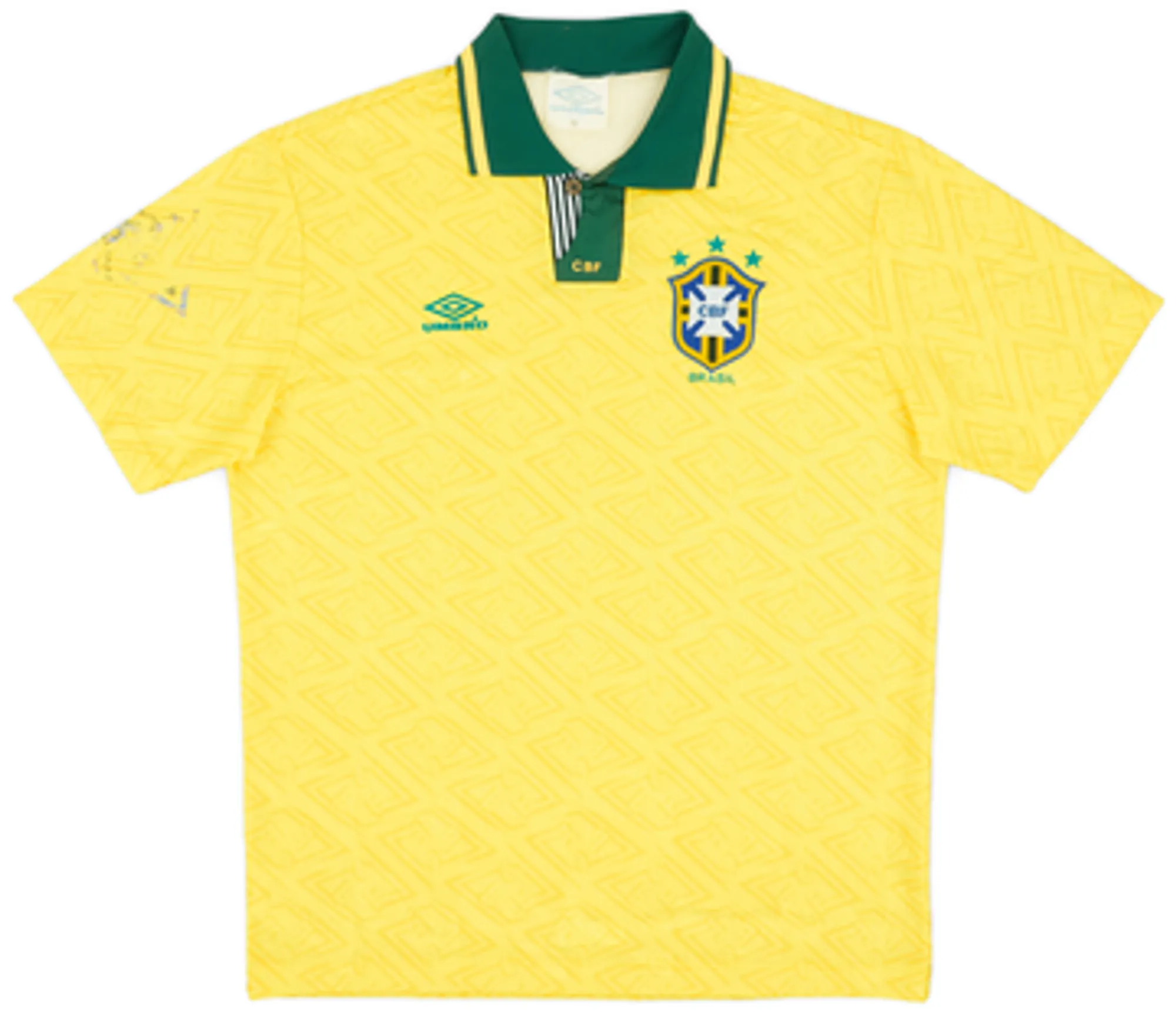 1991-93 Brazil Home Shirt - 7/10 - (L)