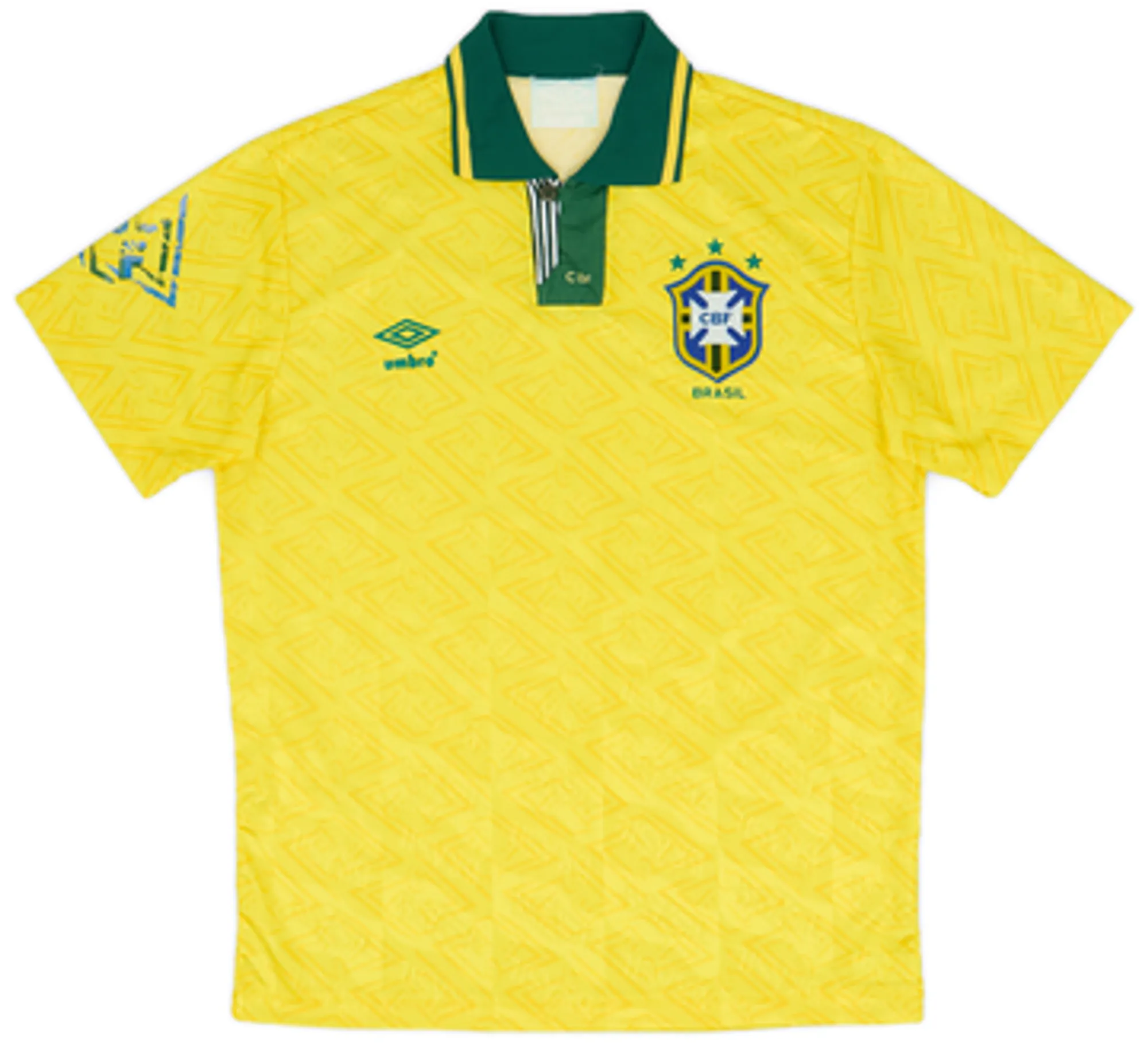1991-93 Brazil Home Shirt - 6/10 - (L)