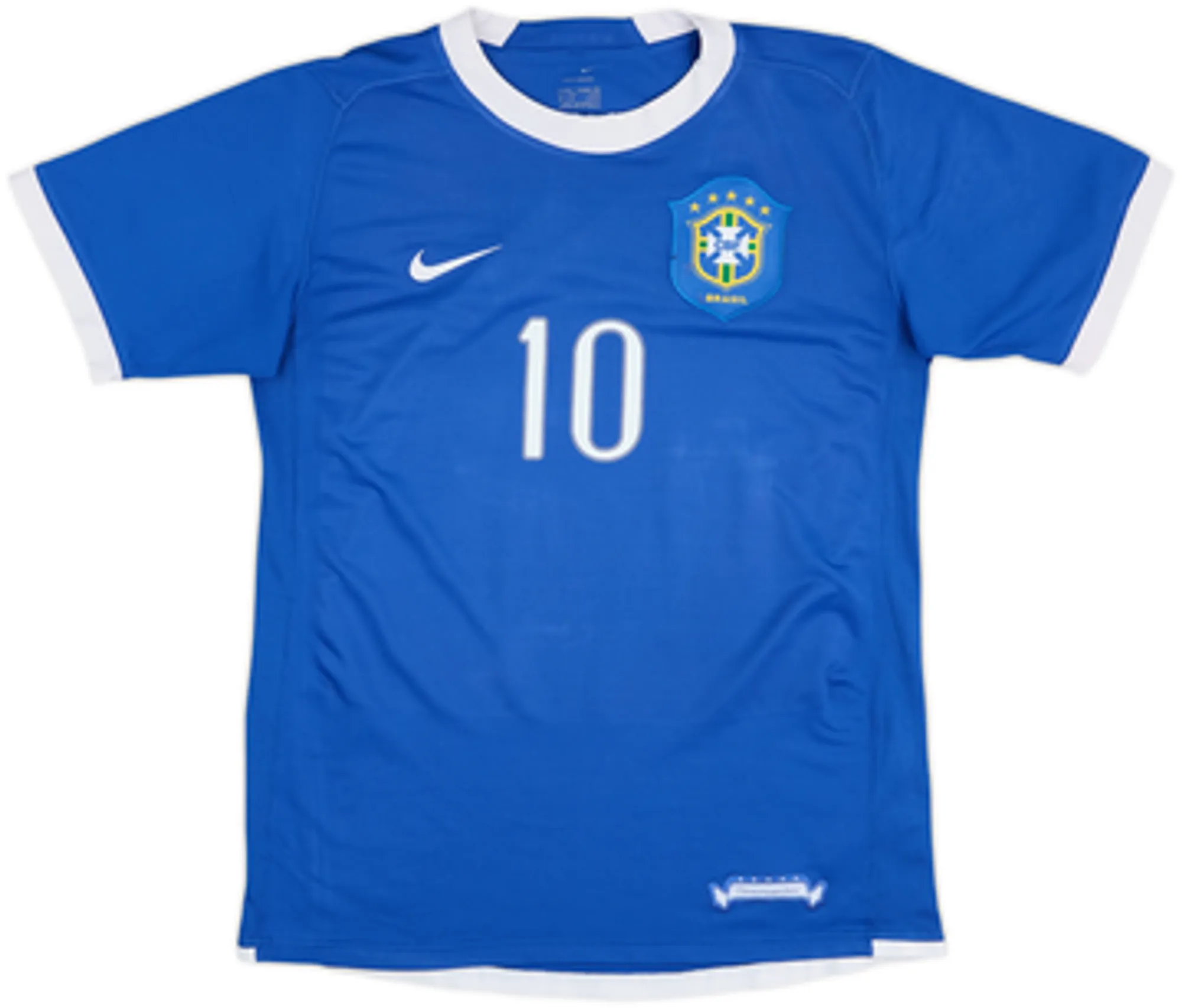 2006-07 Brazil Away Shirt Ronaldinho #10 - 6/10 - (M)