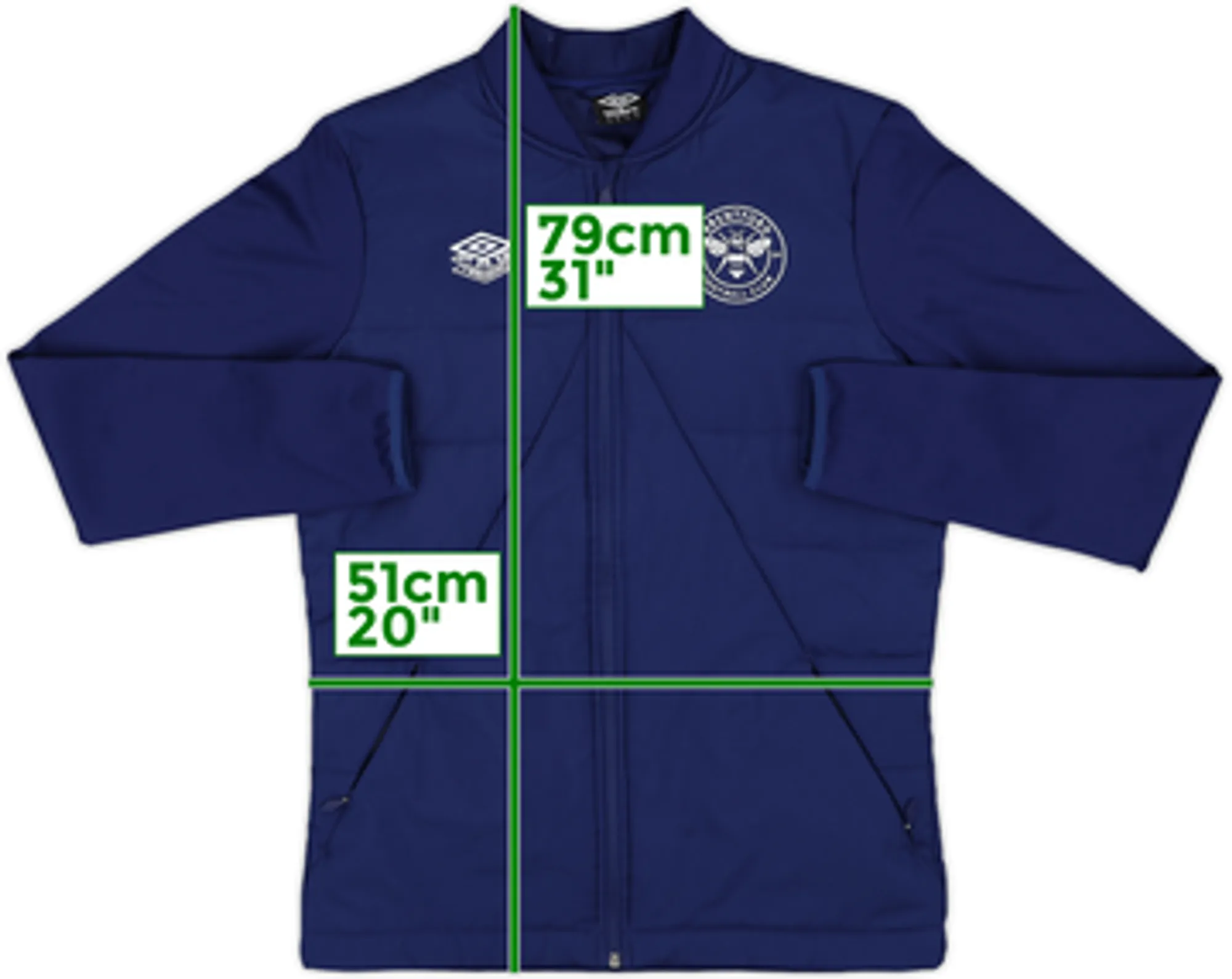 2021-222 Brentford Umbro Track Jacket - 10/10 - (M)