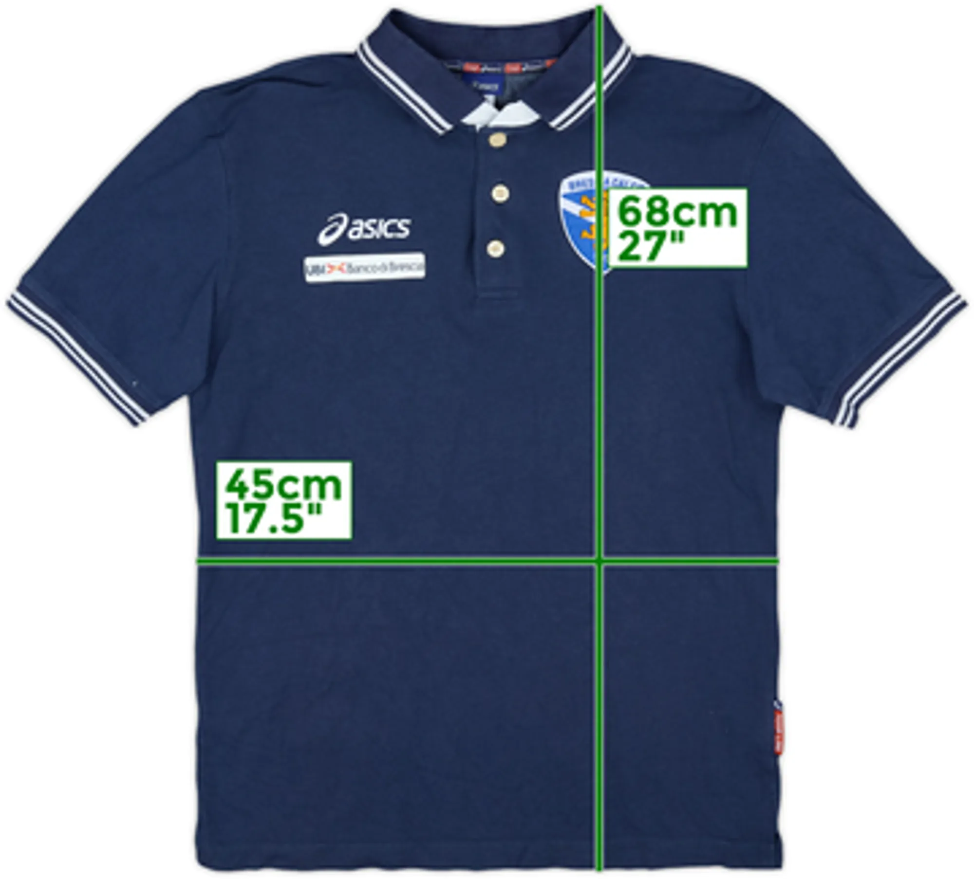 2006-07 Brescia Asics Polo Shirt - 8/10 - (M)