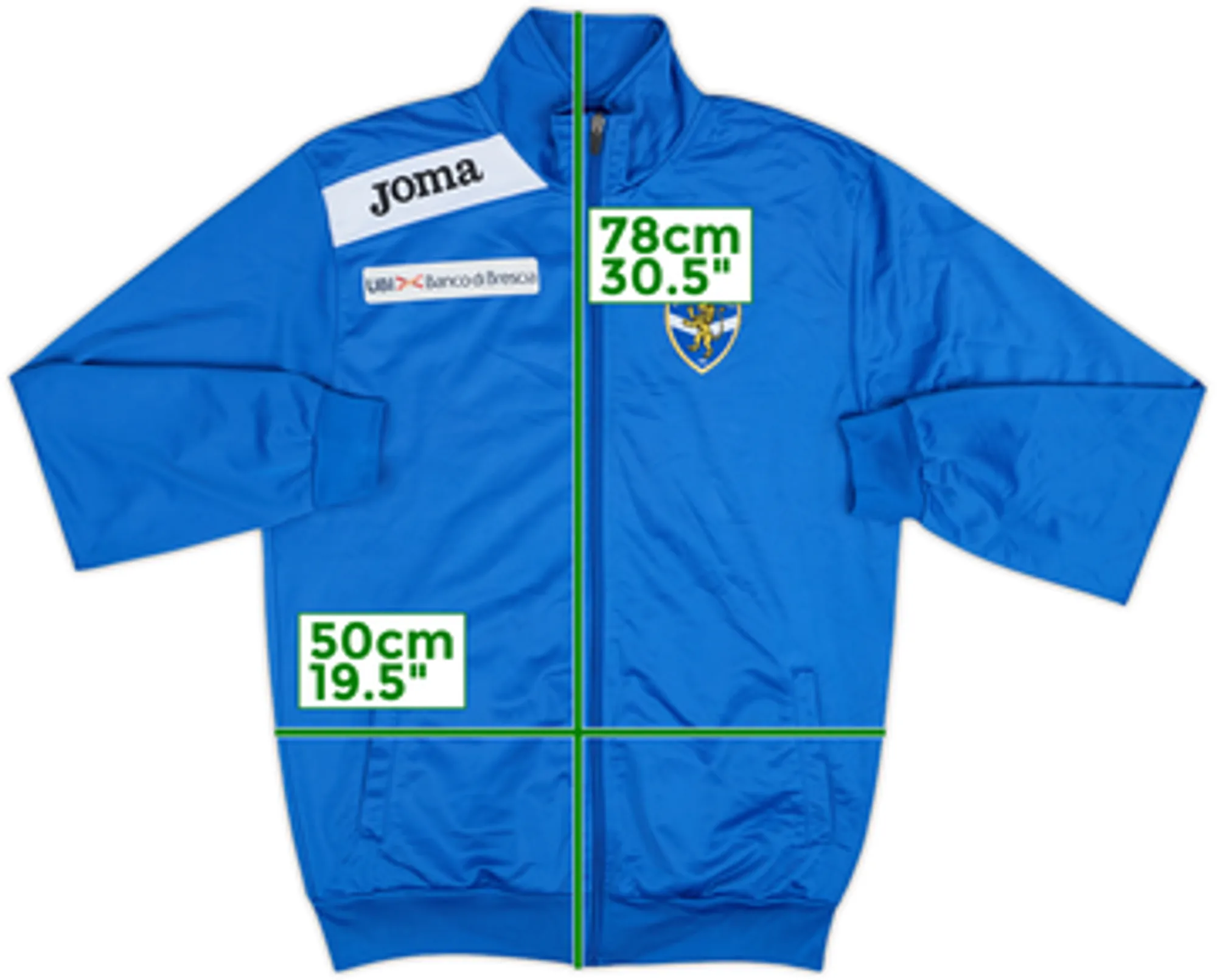 2014-15 Brescia Joma Track Jacket - 8/10 - (M)