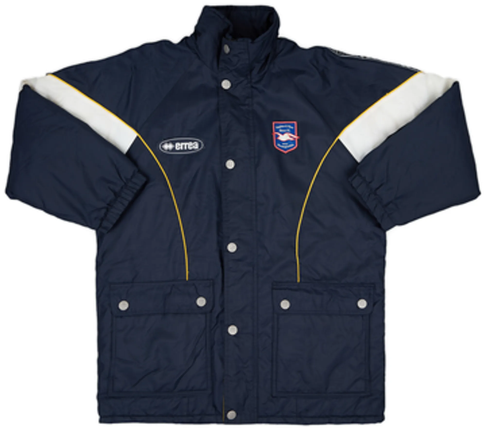 1999-00 Brighton Errea Hooded Padded Bench Coat - 9/10 - (S)