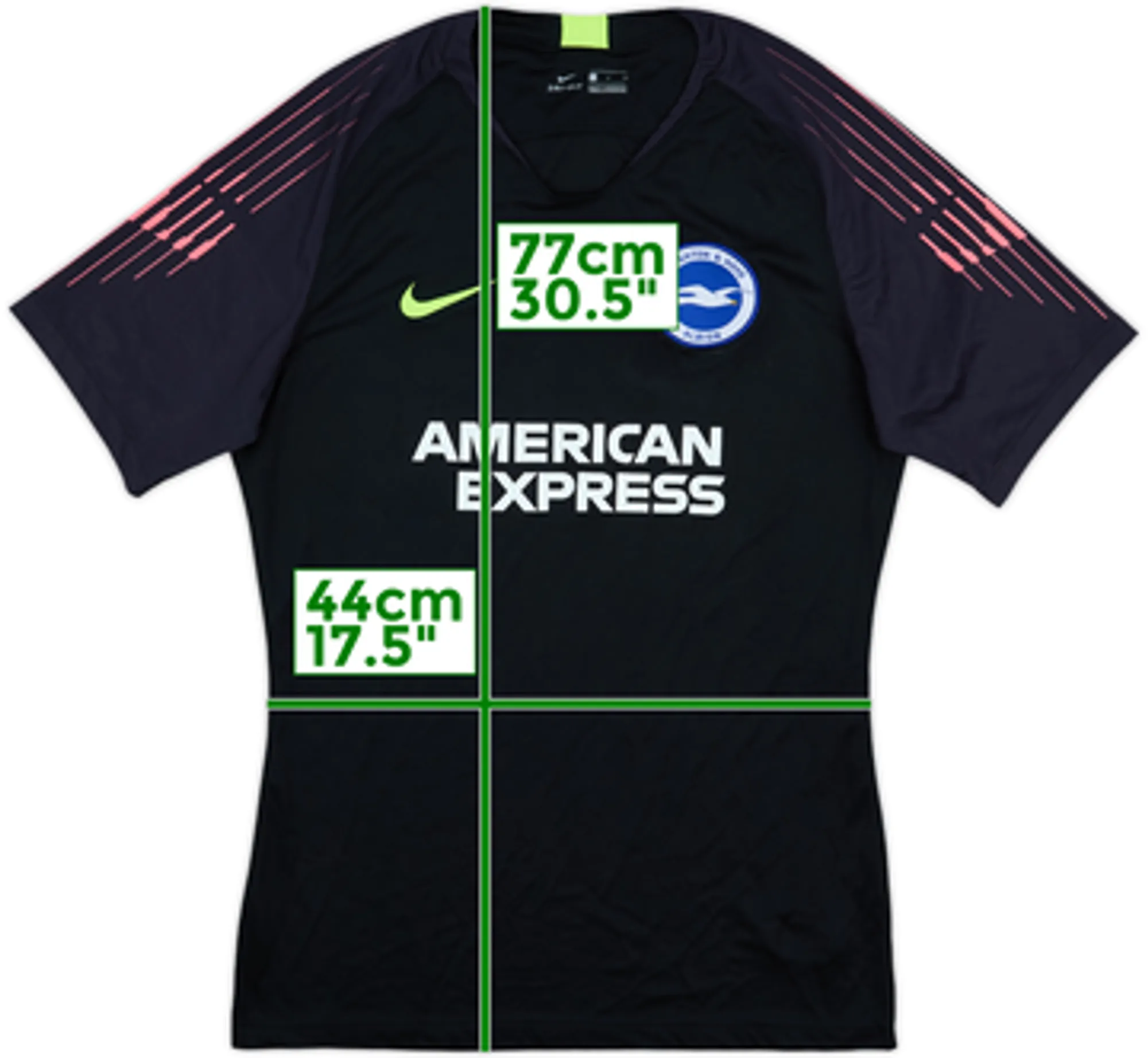 2018-19 Brighton GK S/S Shirt - 7/10 - (L)