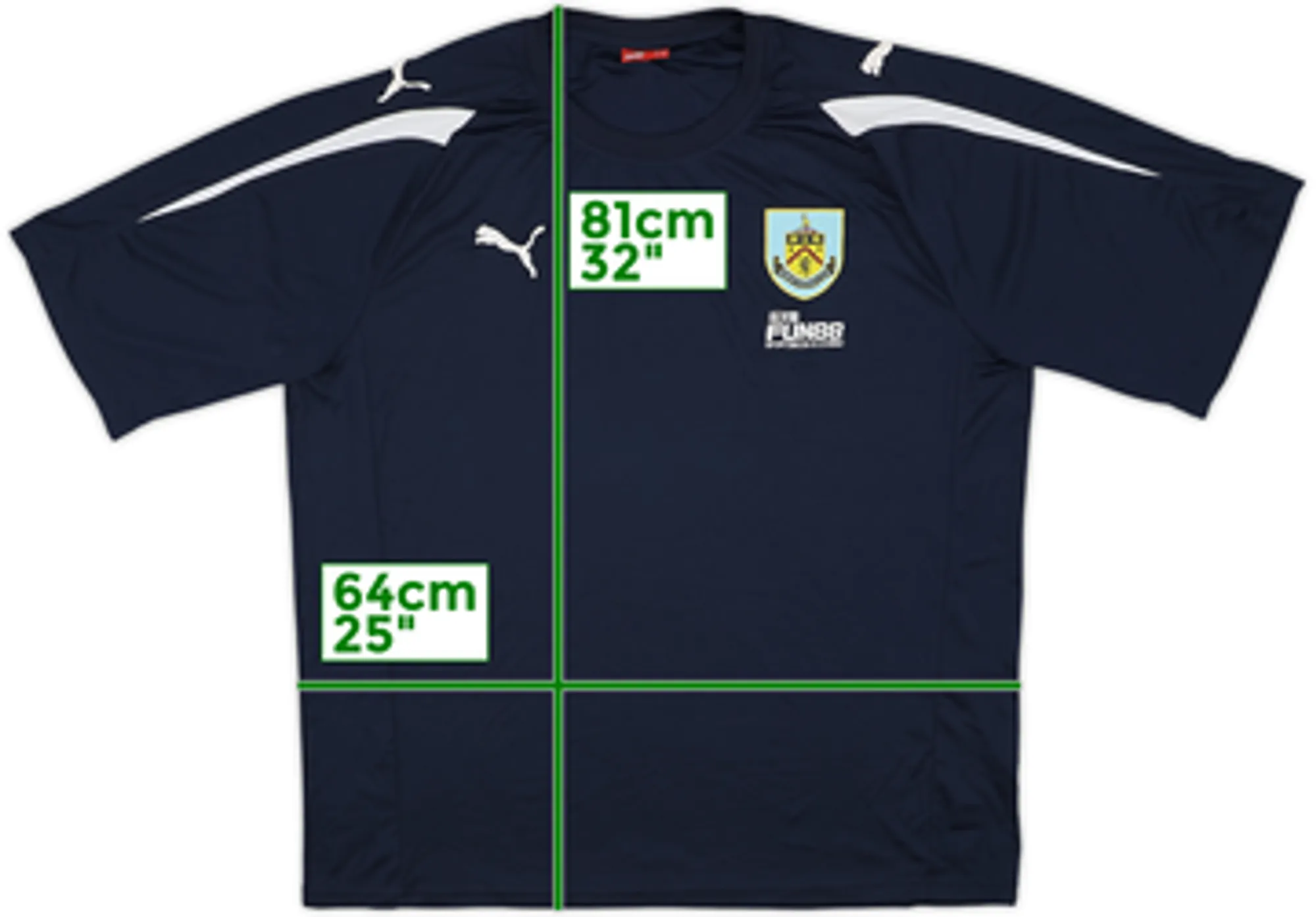 2010-11 Burnley Puma Training Shirt - 8/10 - (M)