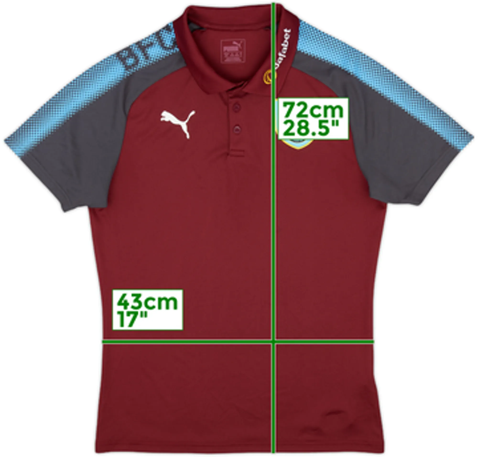 2017-18 Burnley Puma Polo Shirt - 8/10 - (M)