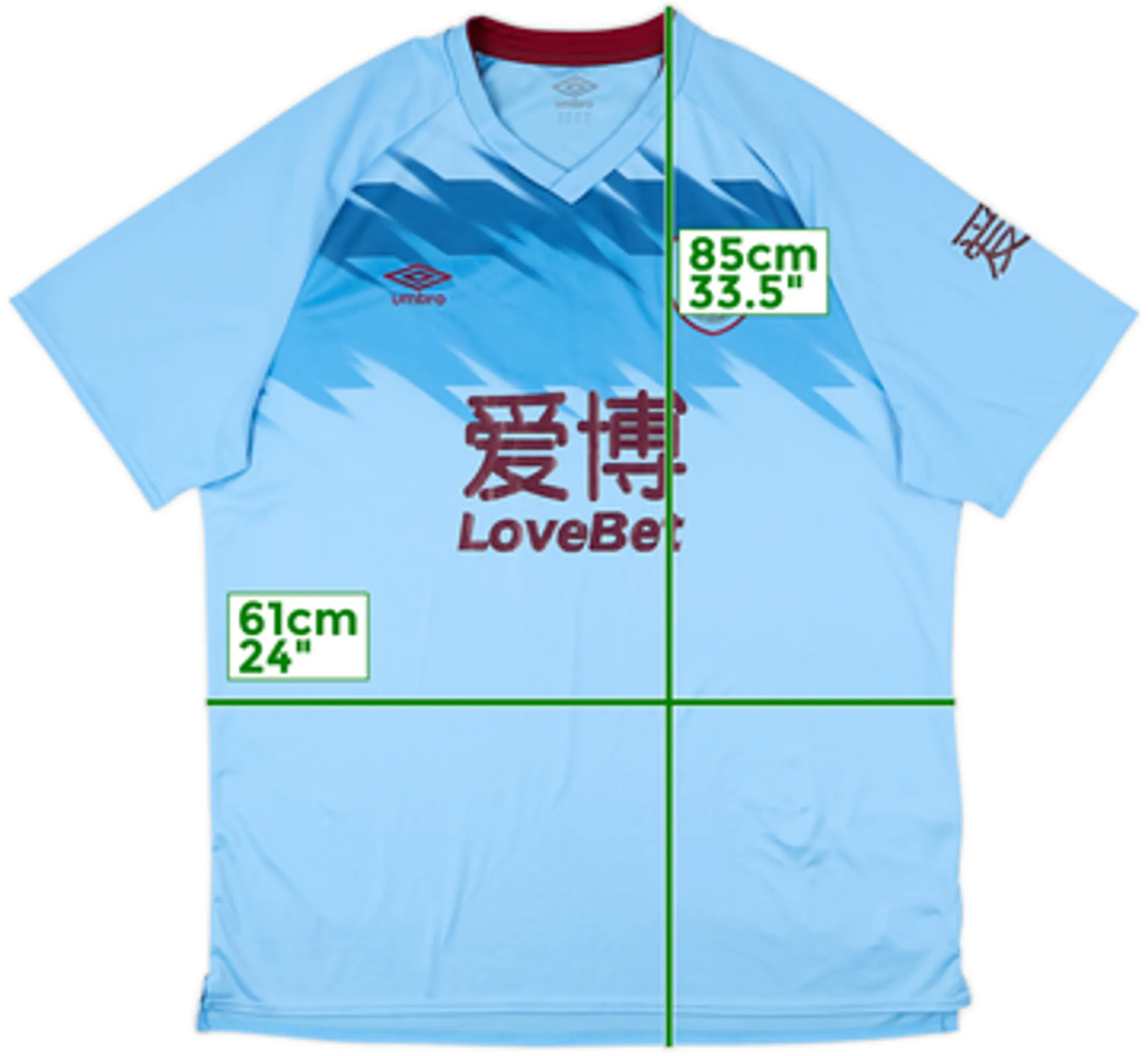 2019-20 Burnley Away Shirt - 8/10 - (XXL)