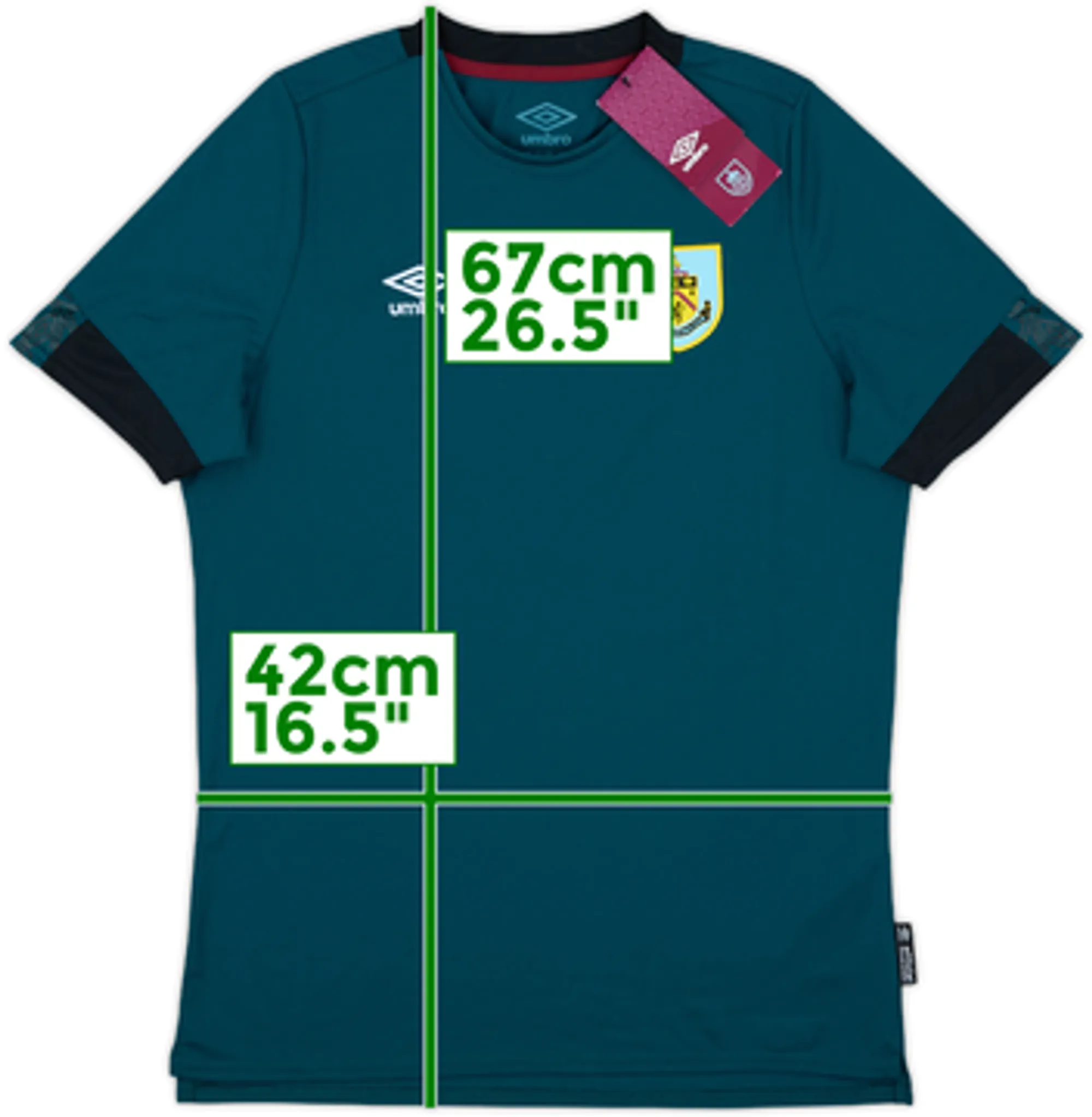 2019-20 Burnley Third Shirt (XL.Boys)