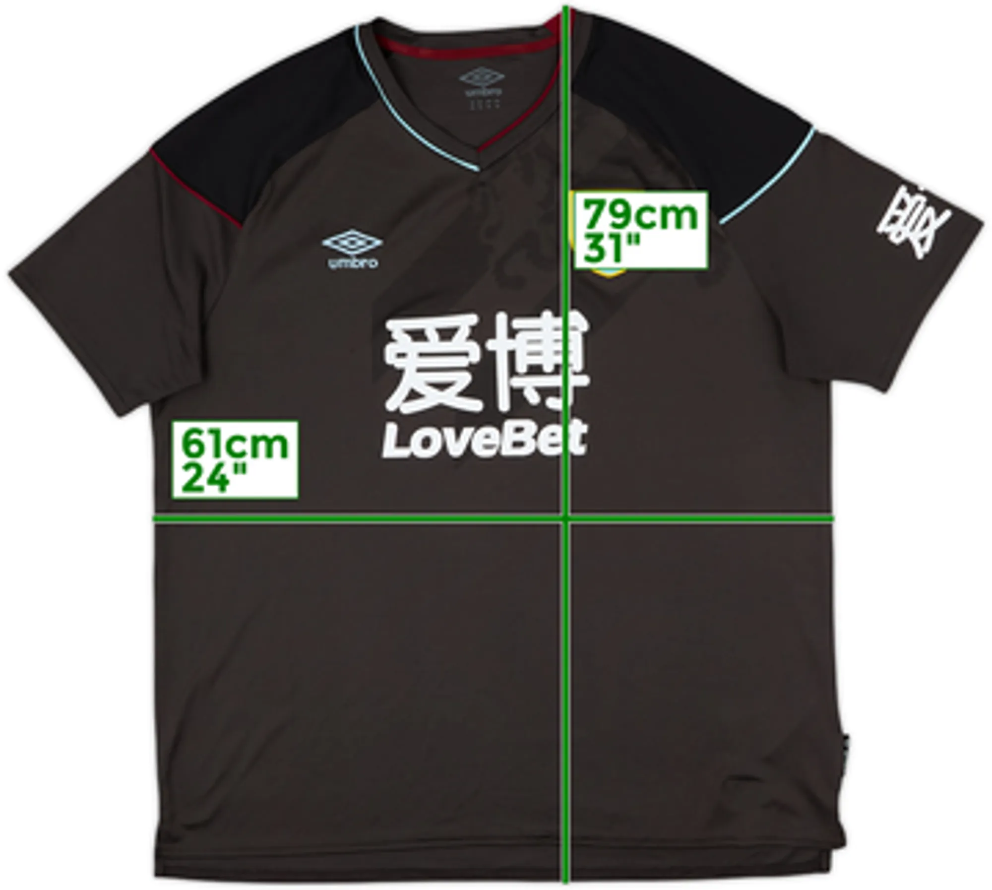 2020-21 Burnley Away Shirt - 9/10 - (4XL)