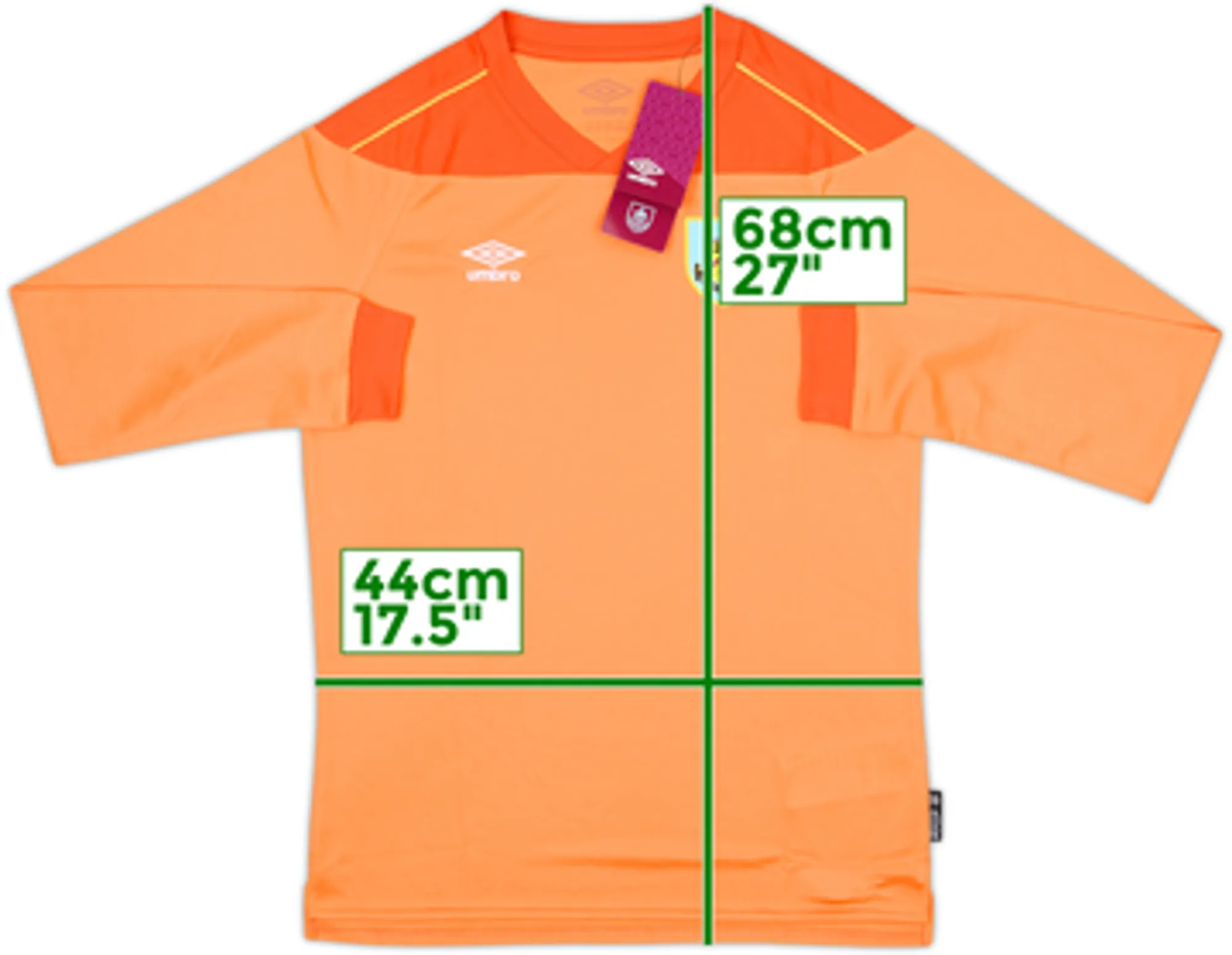 2020-21 Burnley GK Shirt (XL.Boys)