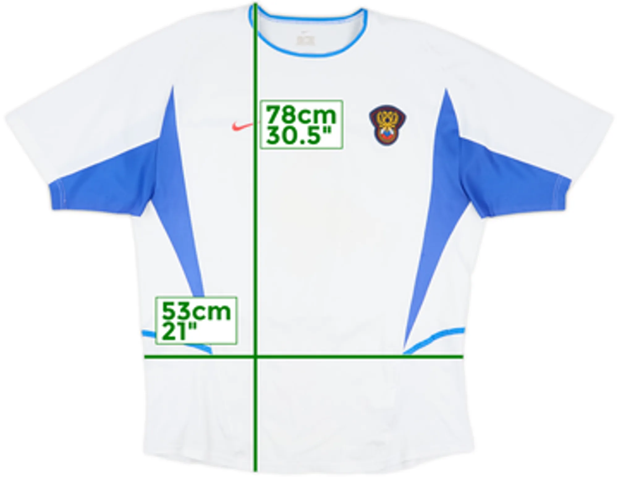 2002-04 Russia Home Shirt - 8/10 - (L)