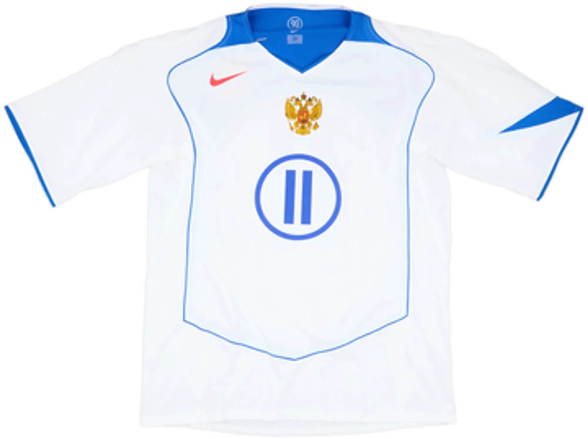 2004-06 Russia Player Issue Home Shirt Smertin #11 - 8/10 - (XL)