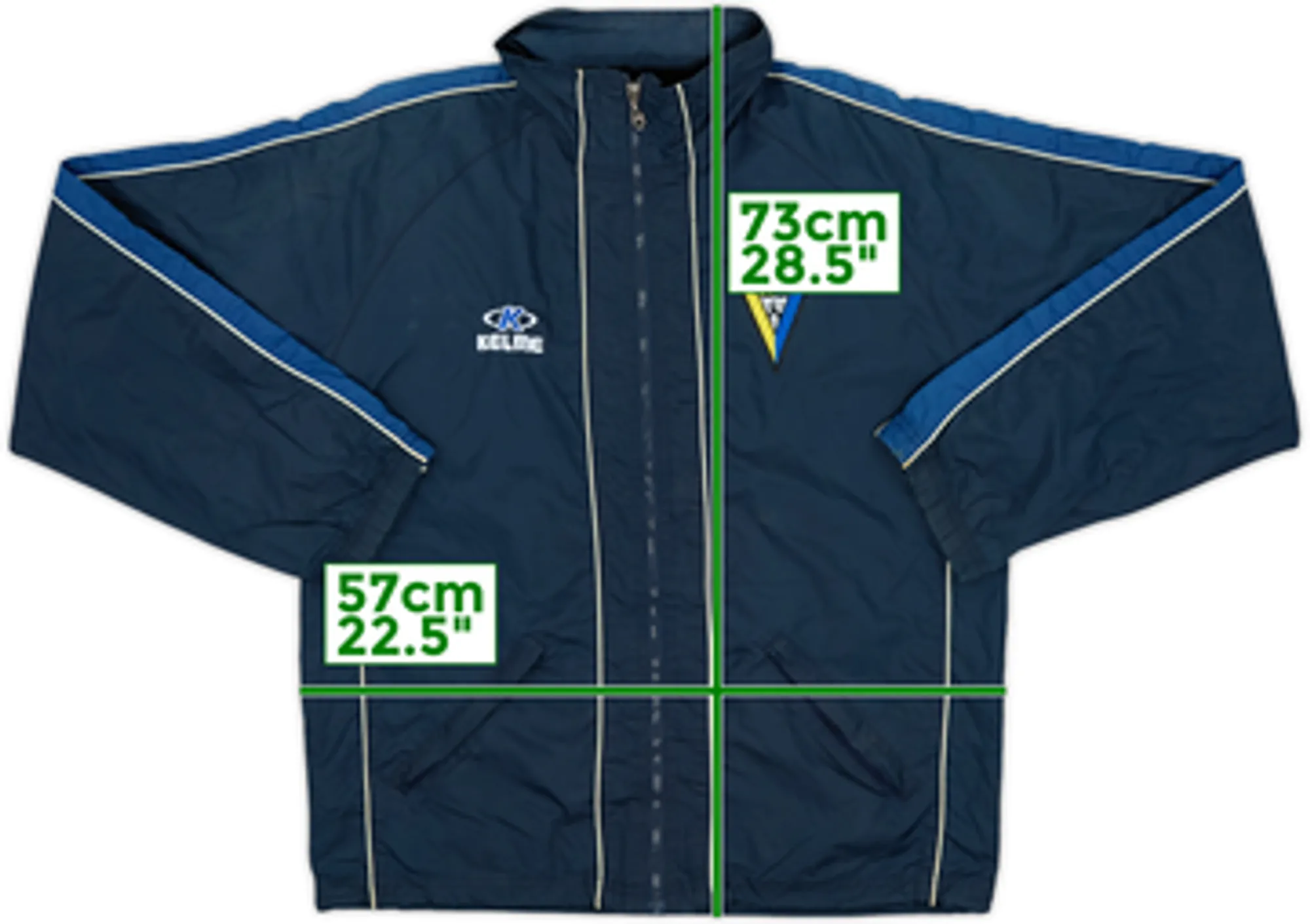 2000-01 Cadiz Kelme Hooded Rain Jacket - 8/10 - (S)