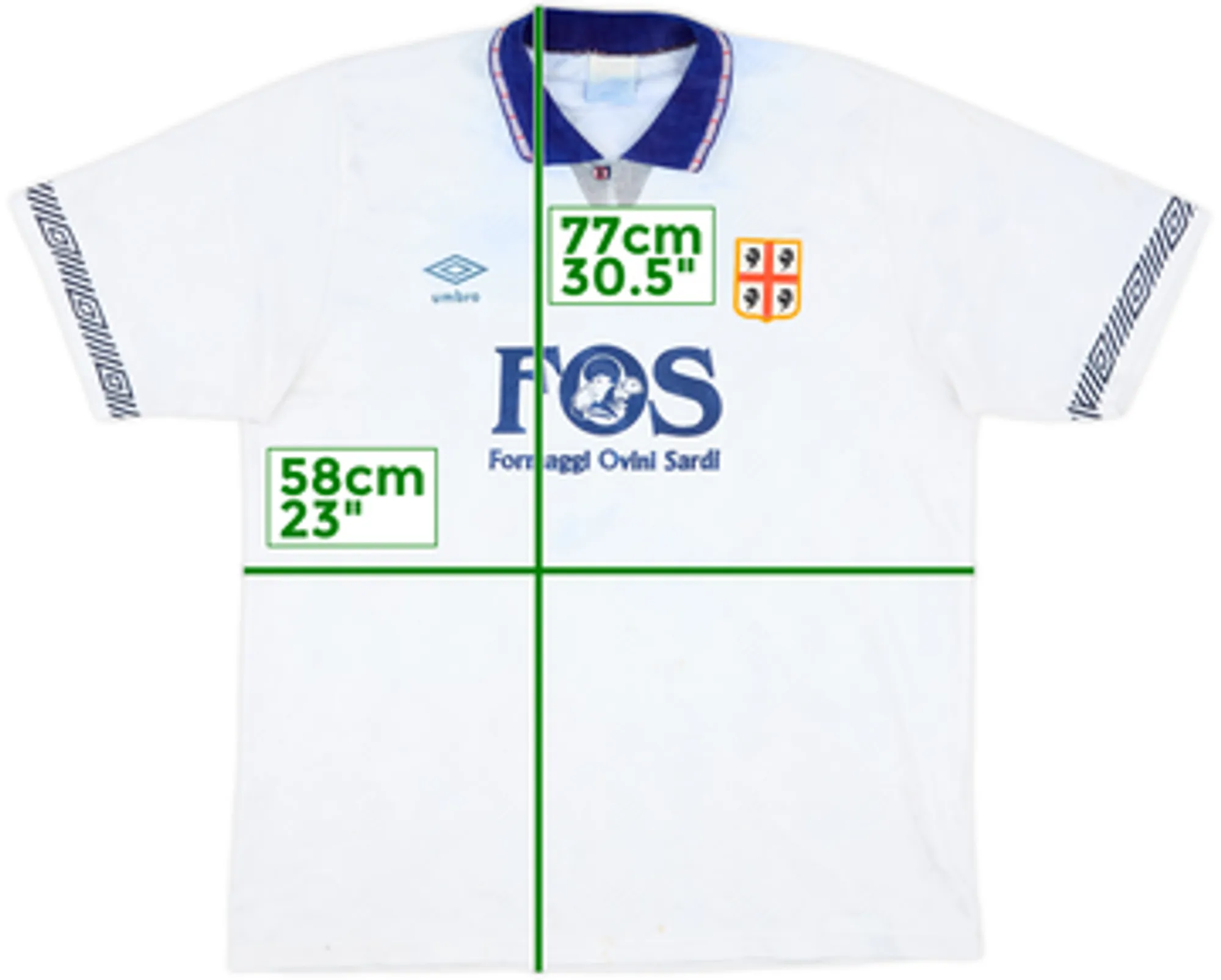 1990-92 Cagliari Away Shirt - 4/10 - (XL)