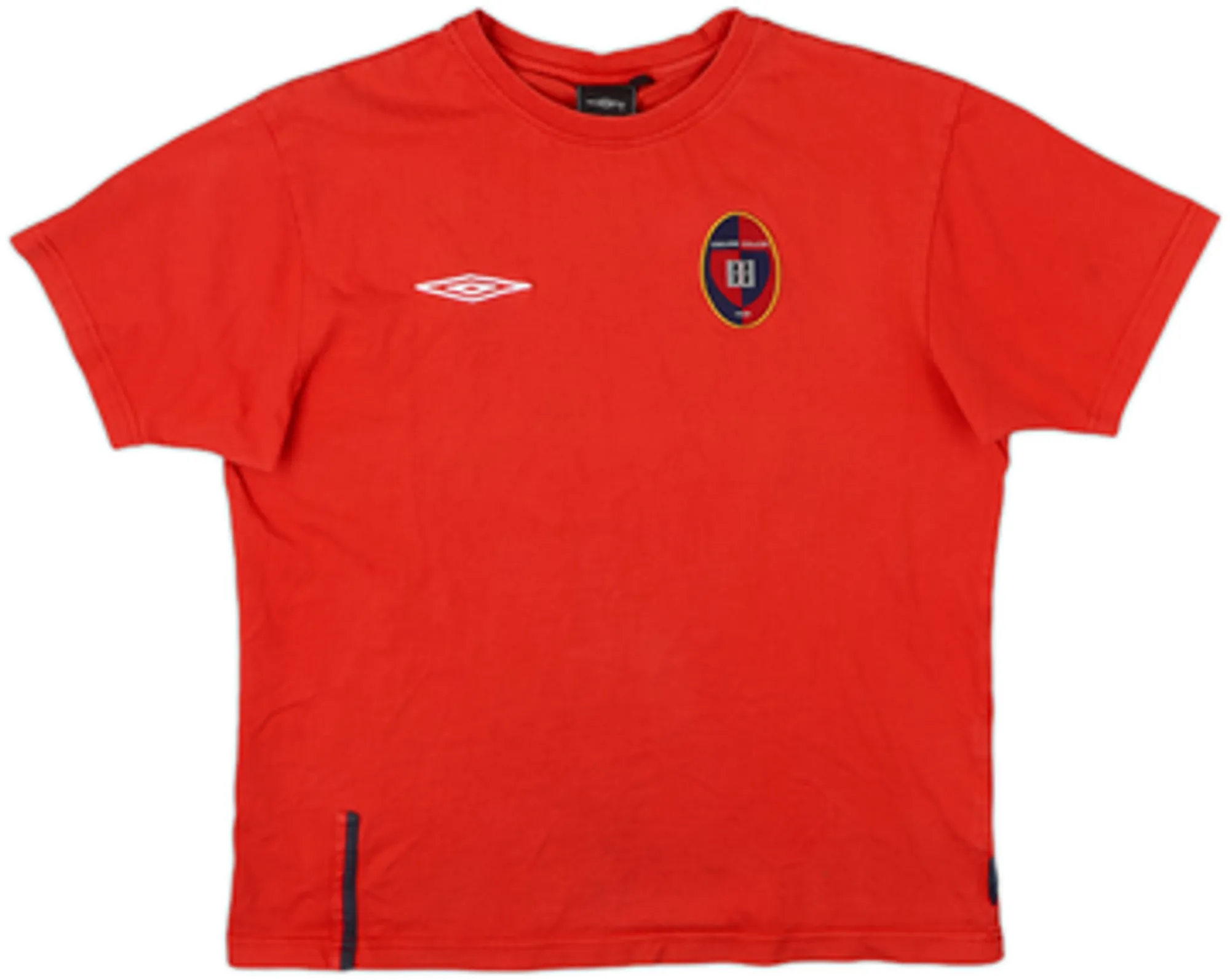 2007-08 Cagliari Umbro Cotton Tee - 7/10 - (M)