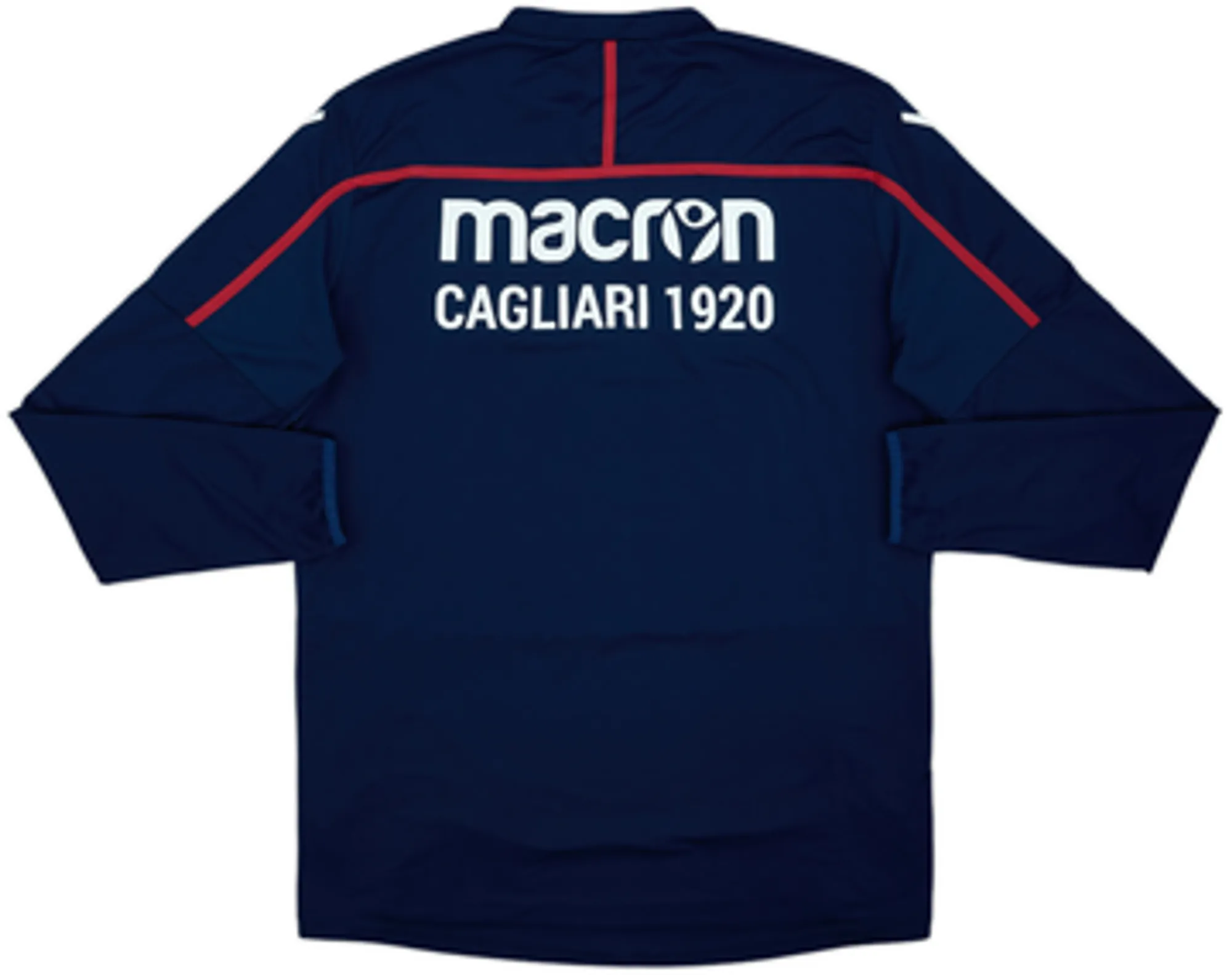 2016-17 Cagliari Macron Sweat Top - 8/10 - (XXL)