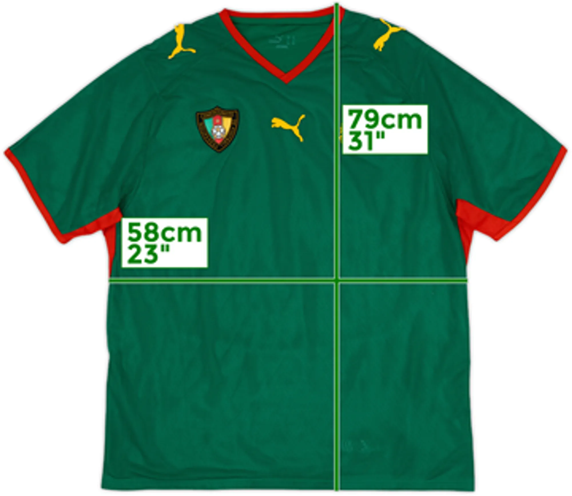 2008-09 Cameroon Home Shirt - 6/10 - (XL)