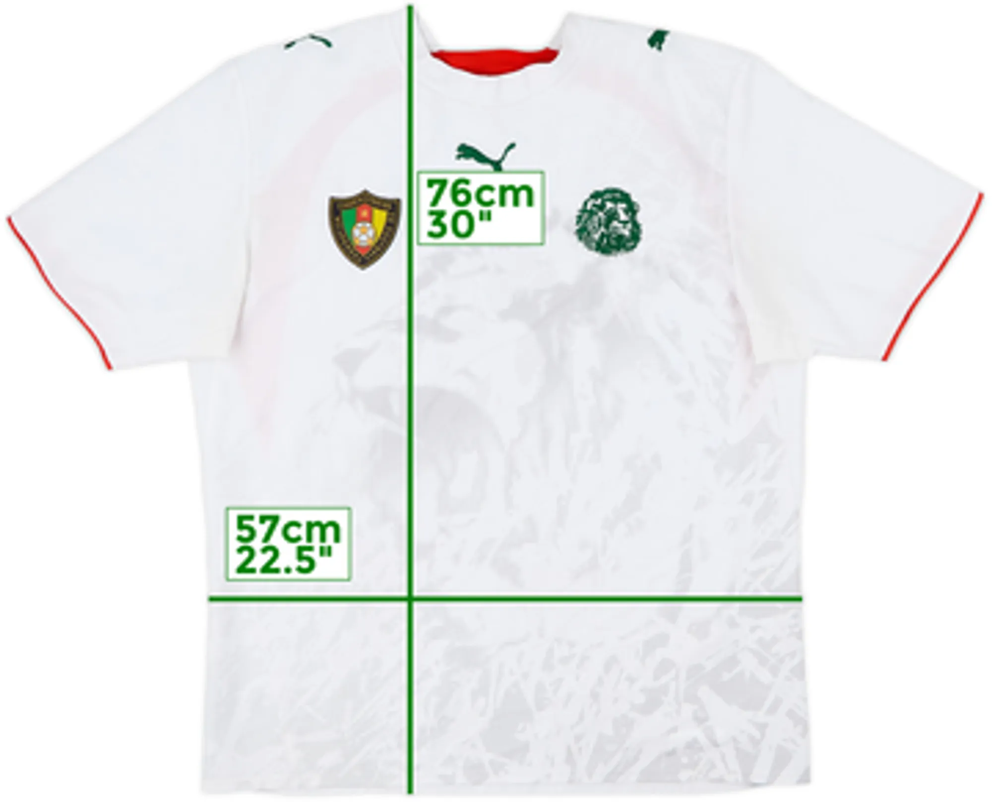 2006-08 Cameroon Third Shirt - 8/10 - (XL)