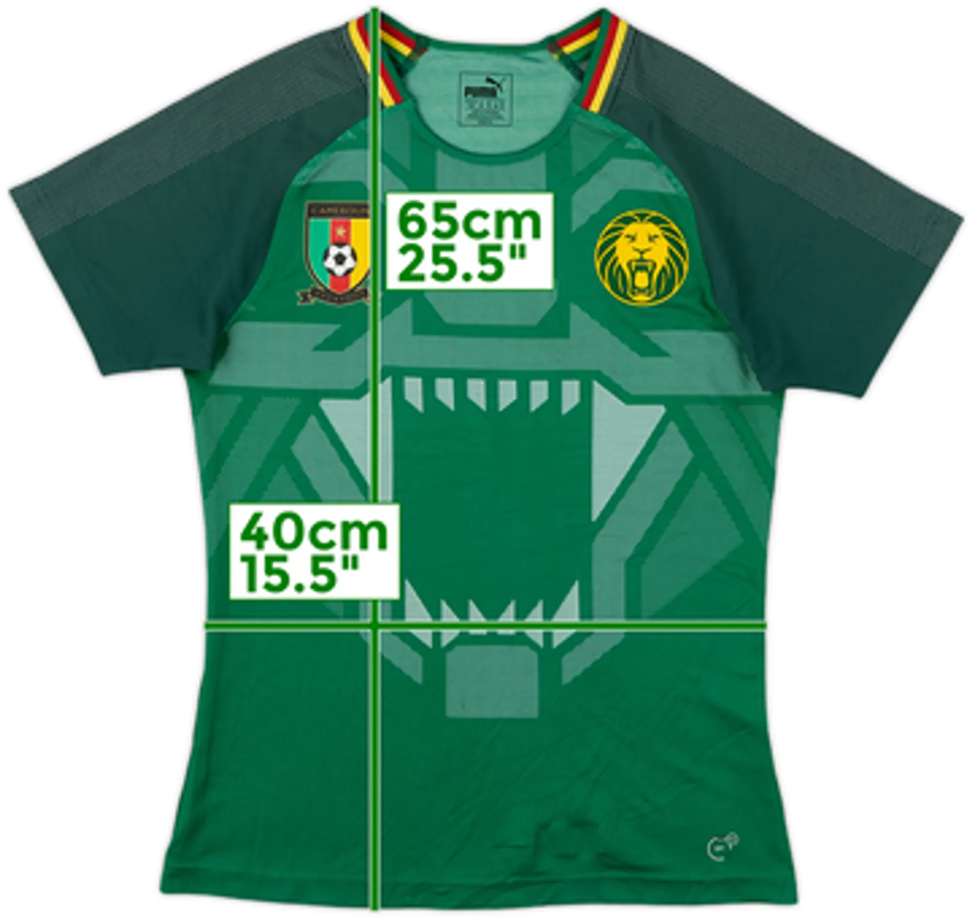 2018-19 Cameroon Home Shirt - 8/10 - (Women's S)