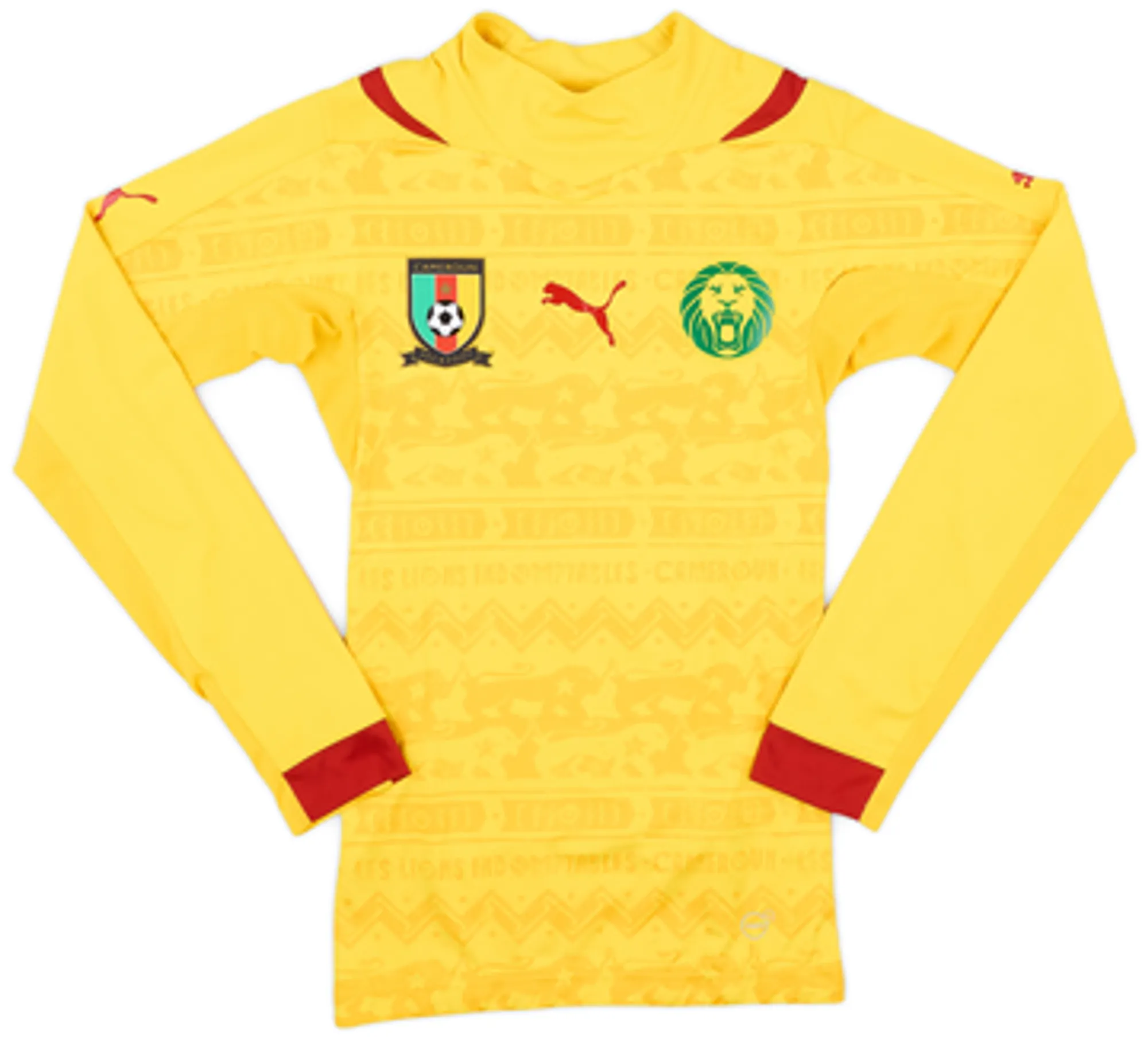 2014-15 Cameroon Player Issue Away L/S Shirt - 8/10 - (S)