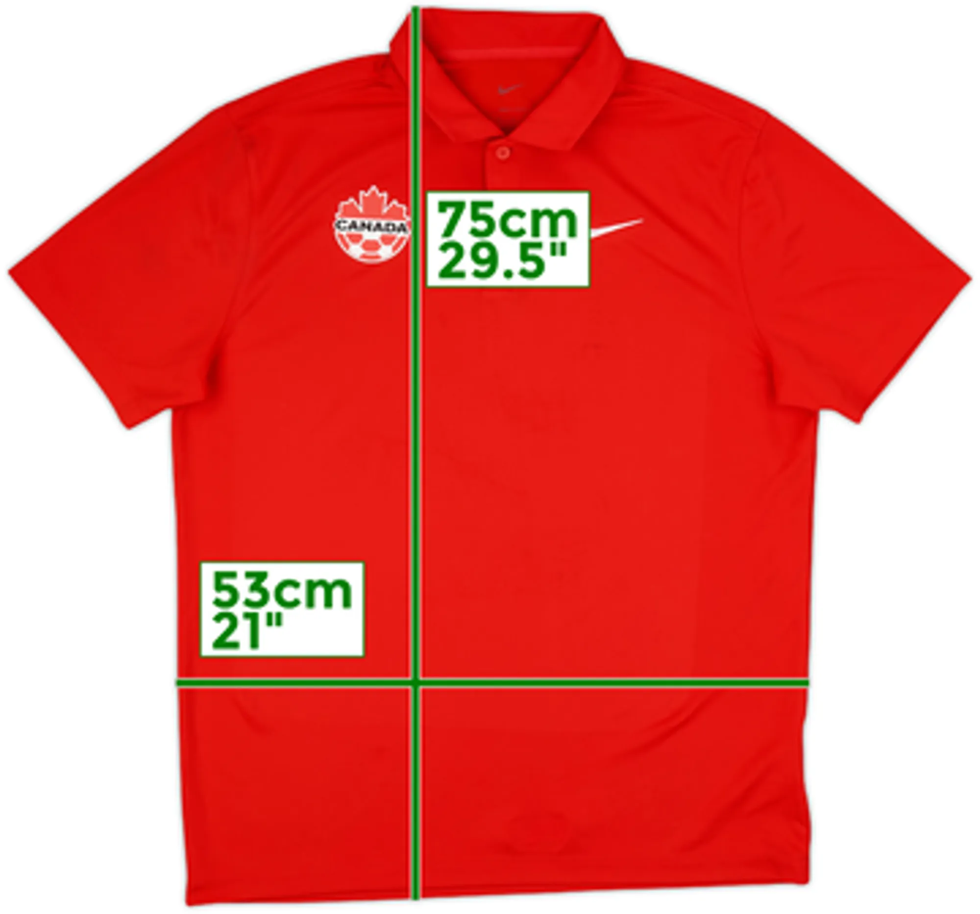 2024-25 Canada Nike Polo Shirt - 8/10 - (M)