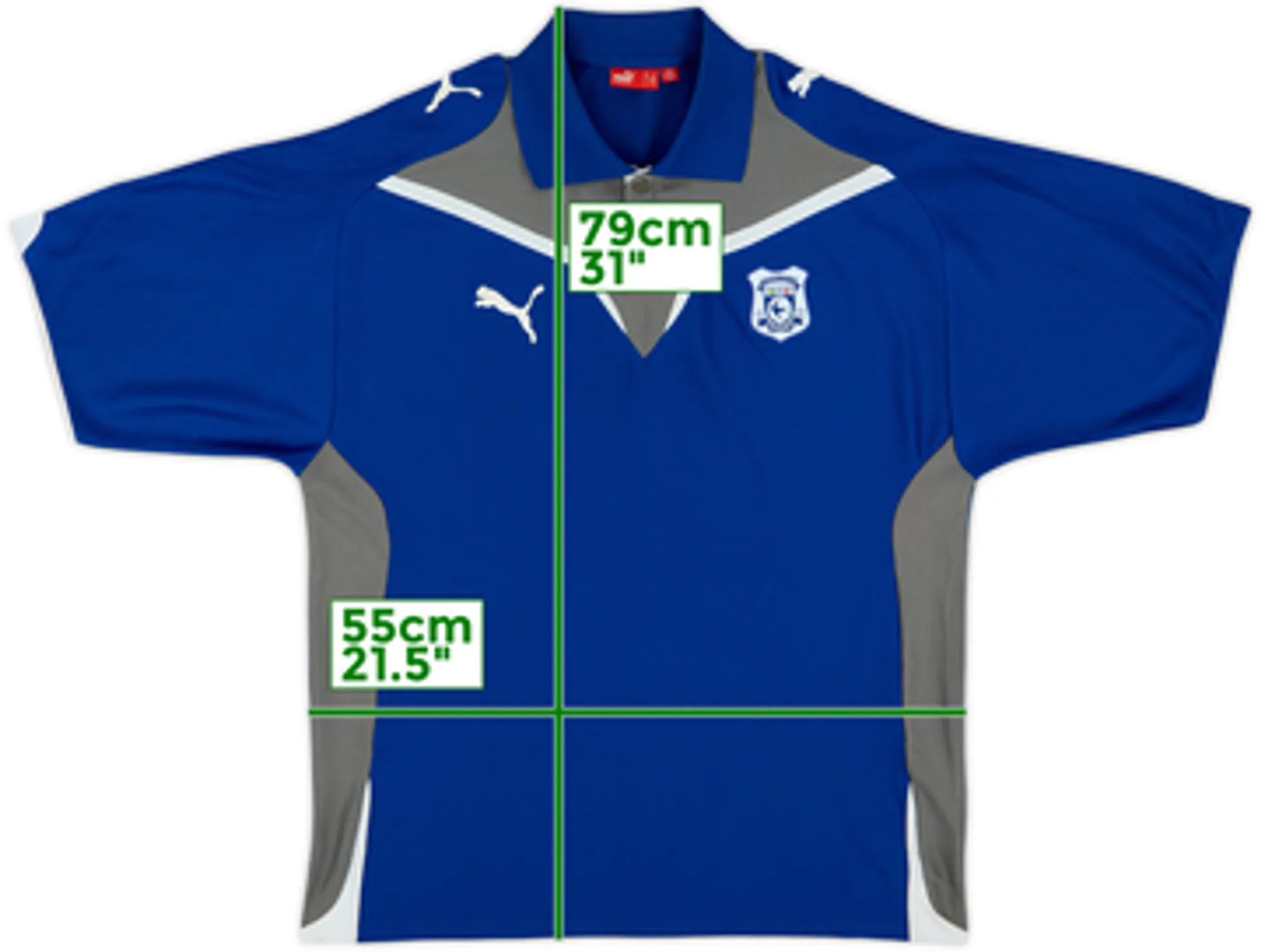 2011-12 Cardiff Puma Polo Shirt - 7/10 - (L)